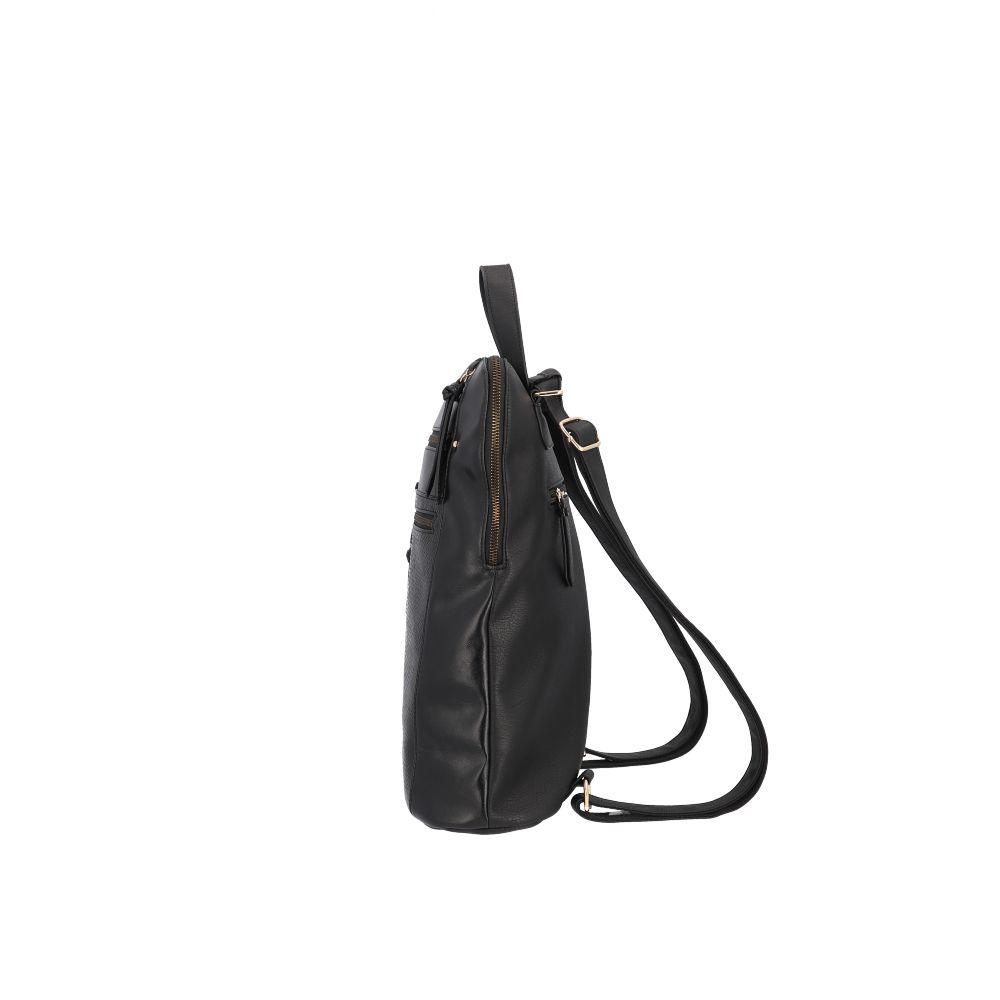 Mochila Alcala Casual Negro Secret-3