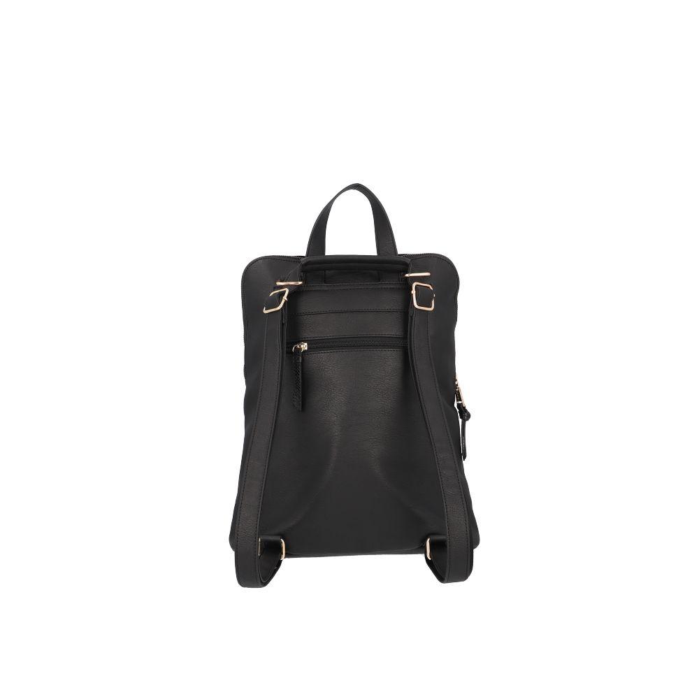 Mochila Alcala Casual Negro Secret-2
