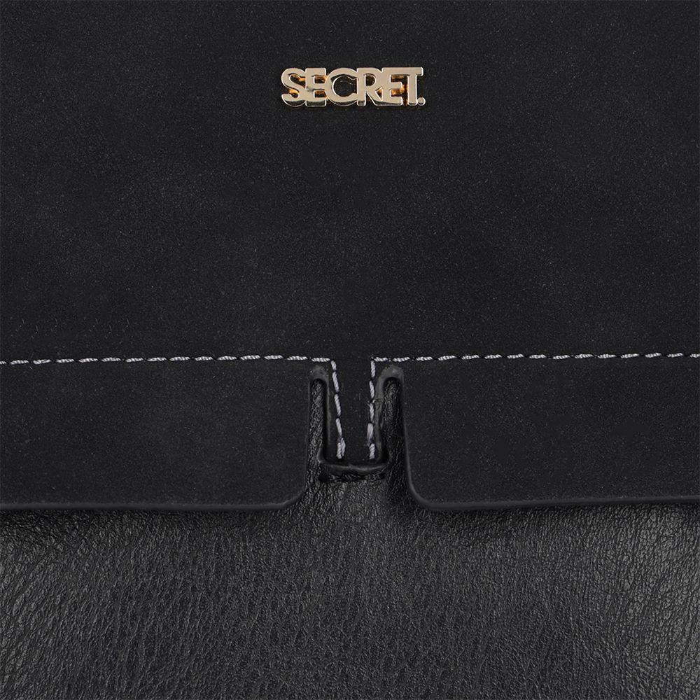 Cartera Mujer Bergen Negra Secret-7