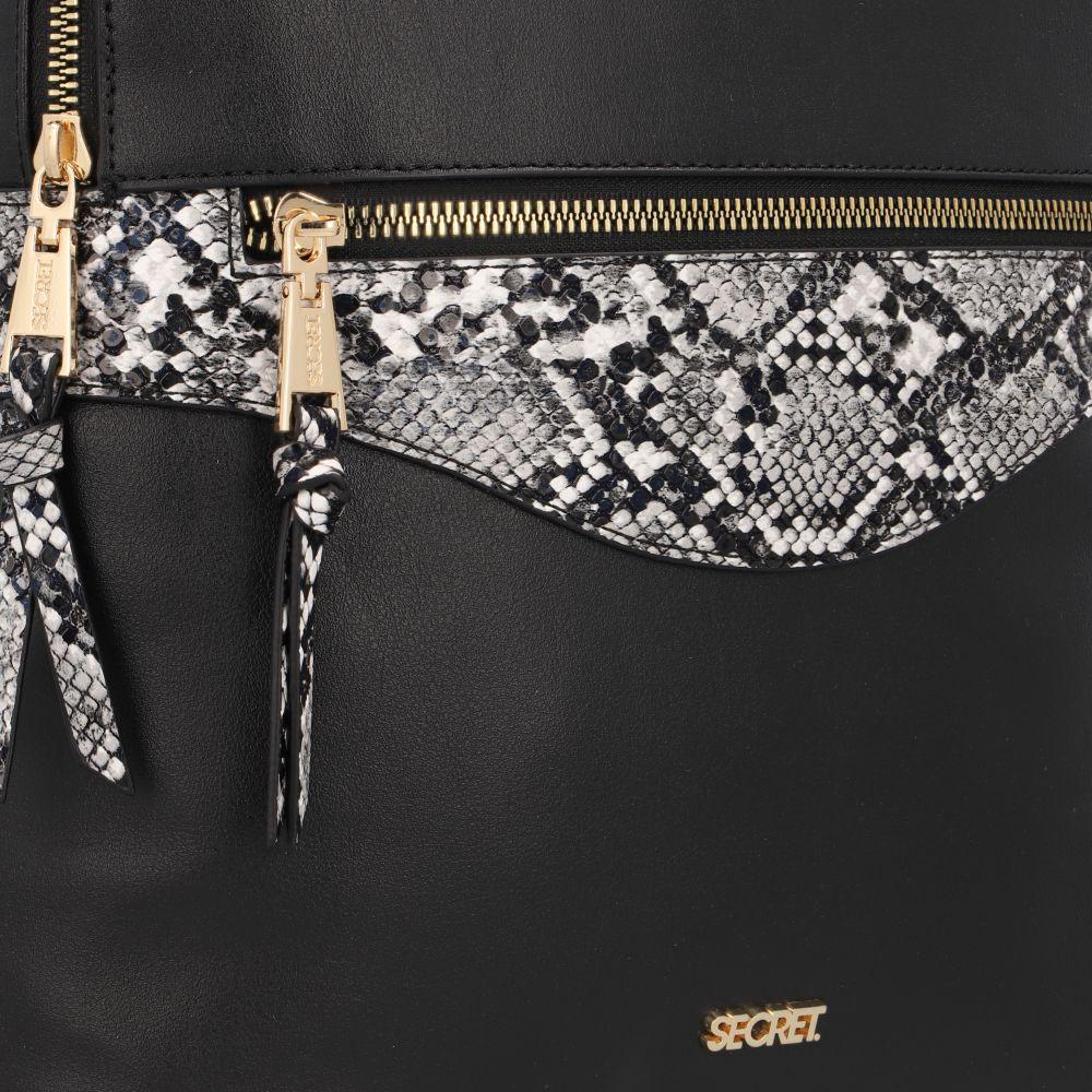 Mochila Turquia Casual Negro Secret-7