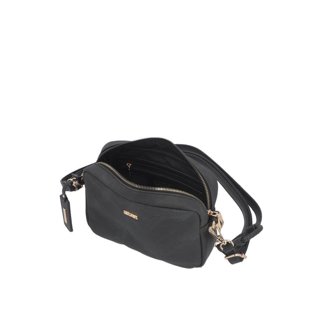 Cartera Palermo Casual Negro Secret S-6