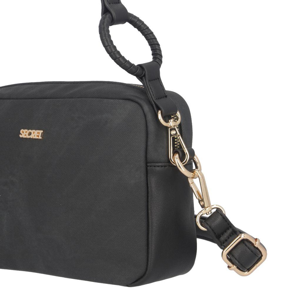 Cartera Palermo Casual Negro Secret S-13