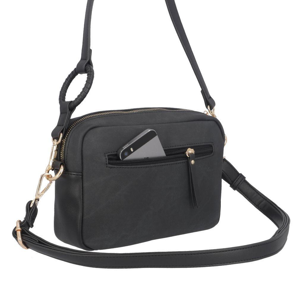 Cartera Palermo Casual Negro Secret S-17