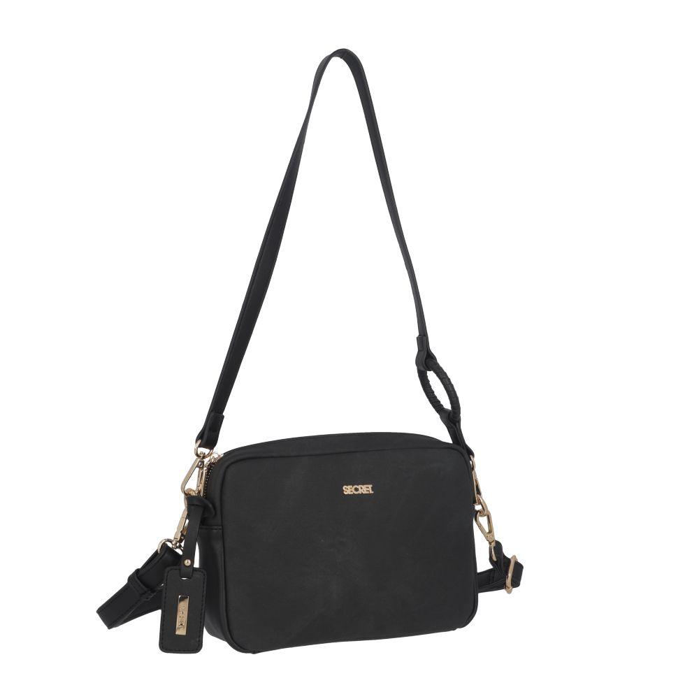Cartera Palermo Casual Negro Secret S-2
