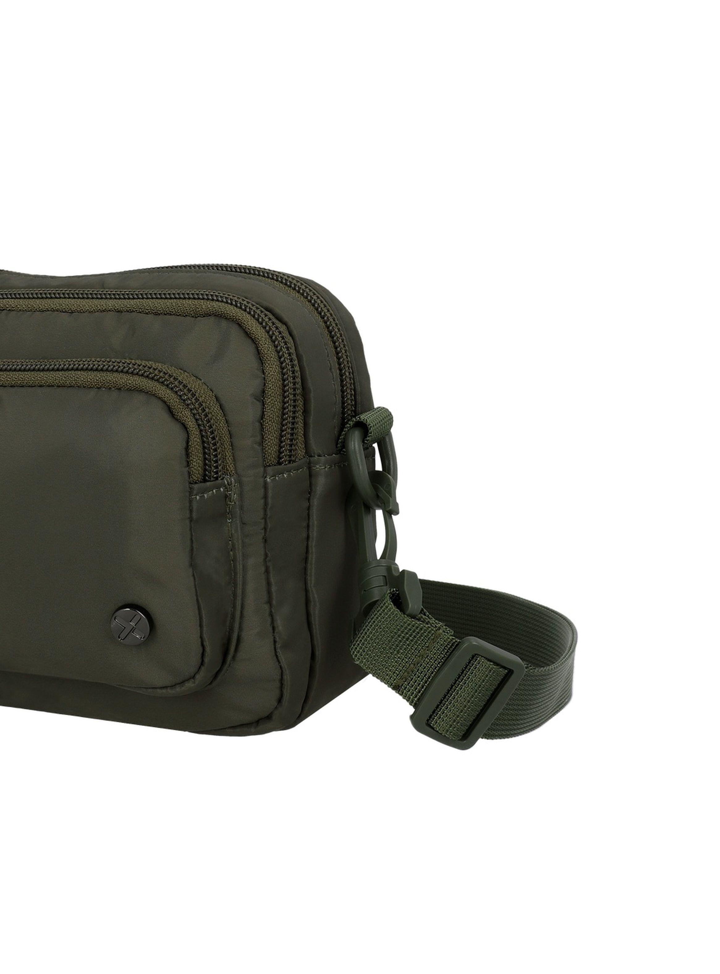 Cartera Bandolera Xtrem Weekend 3XT Pequeña Verde Oliva-5
