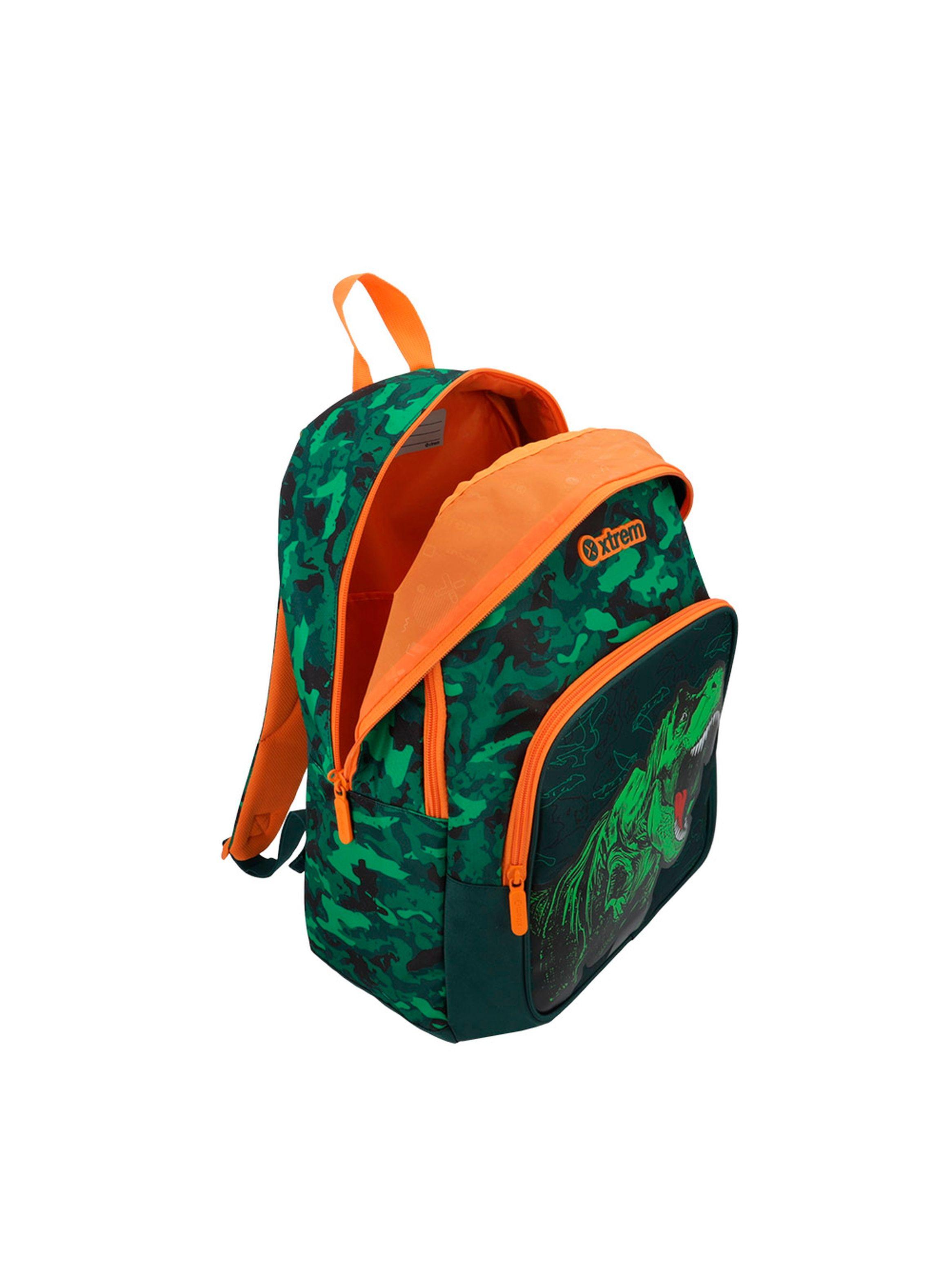 Mochila Xtrem Hopper 5XT Dino Verde-3