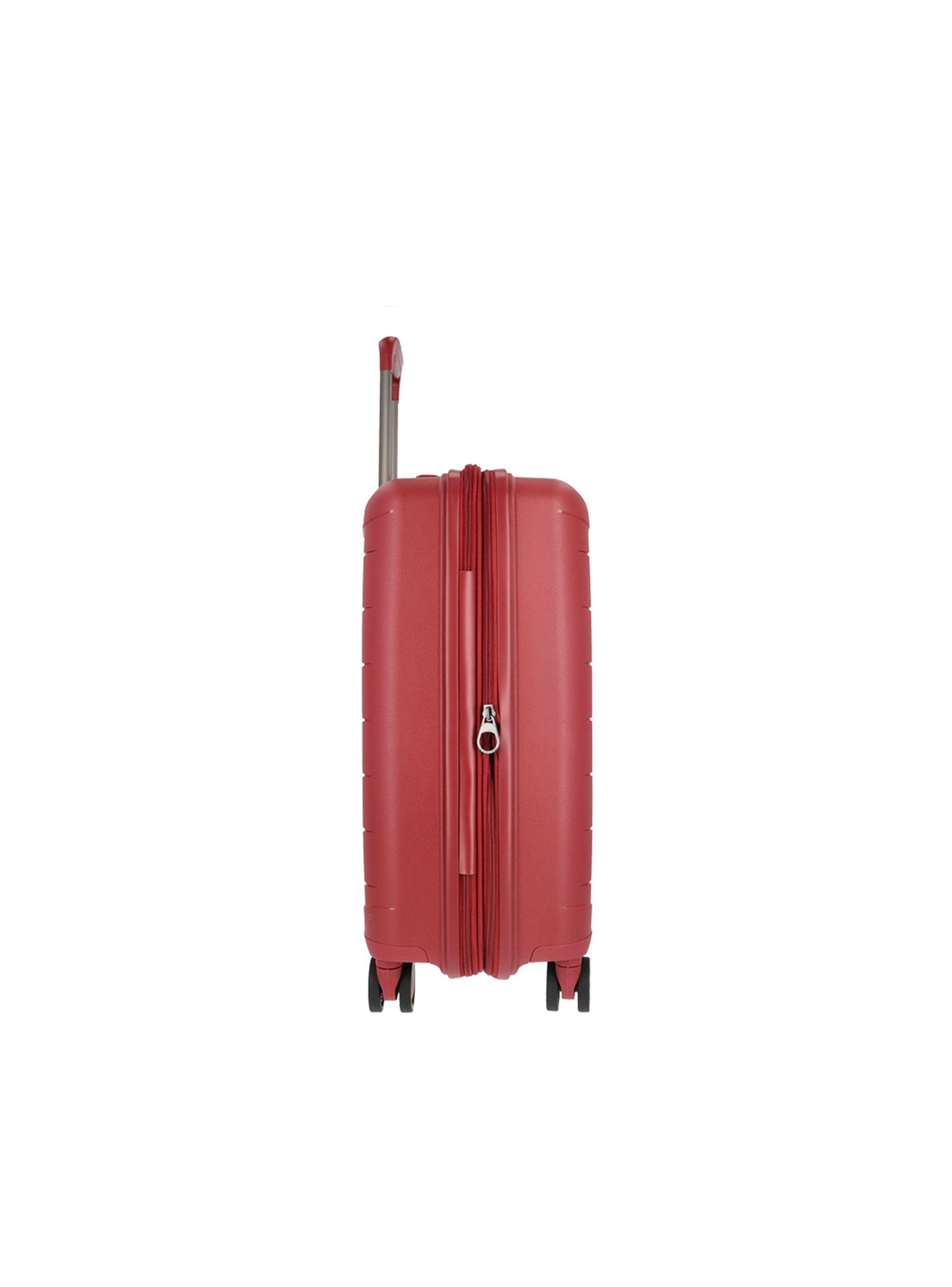 Maleta de Cabina Saxoline Moonstone Rojo-4