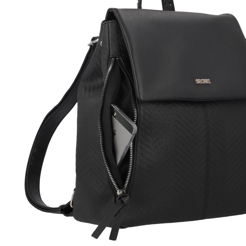 Mochila Positano Casual Negro Secret L-17