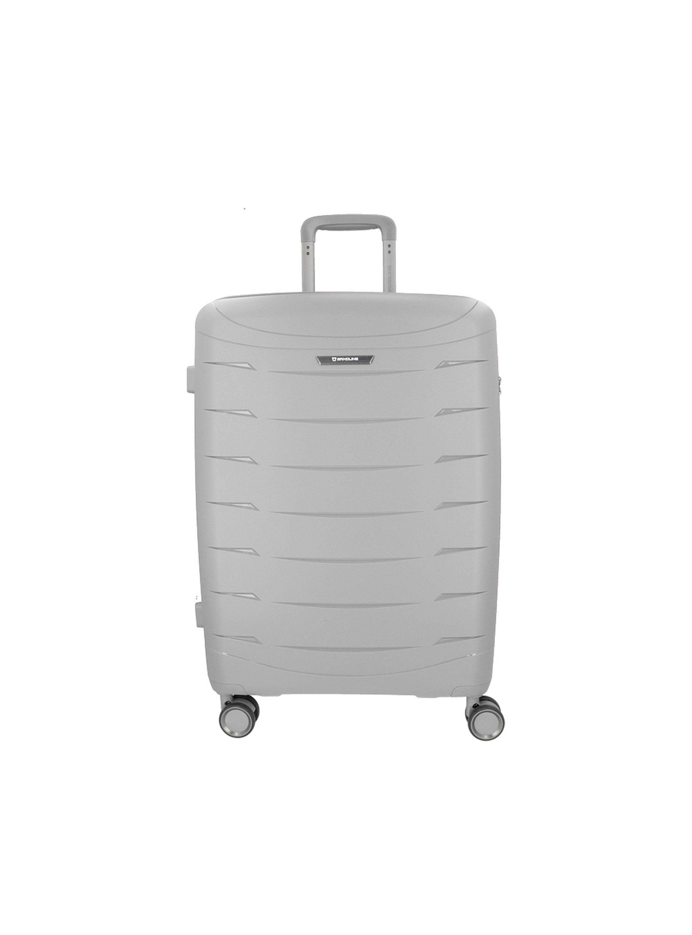 Maleta Mediana Saxoline Moonstone Plateado-0