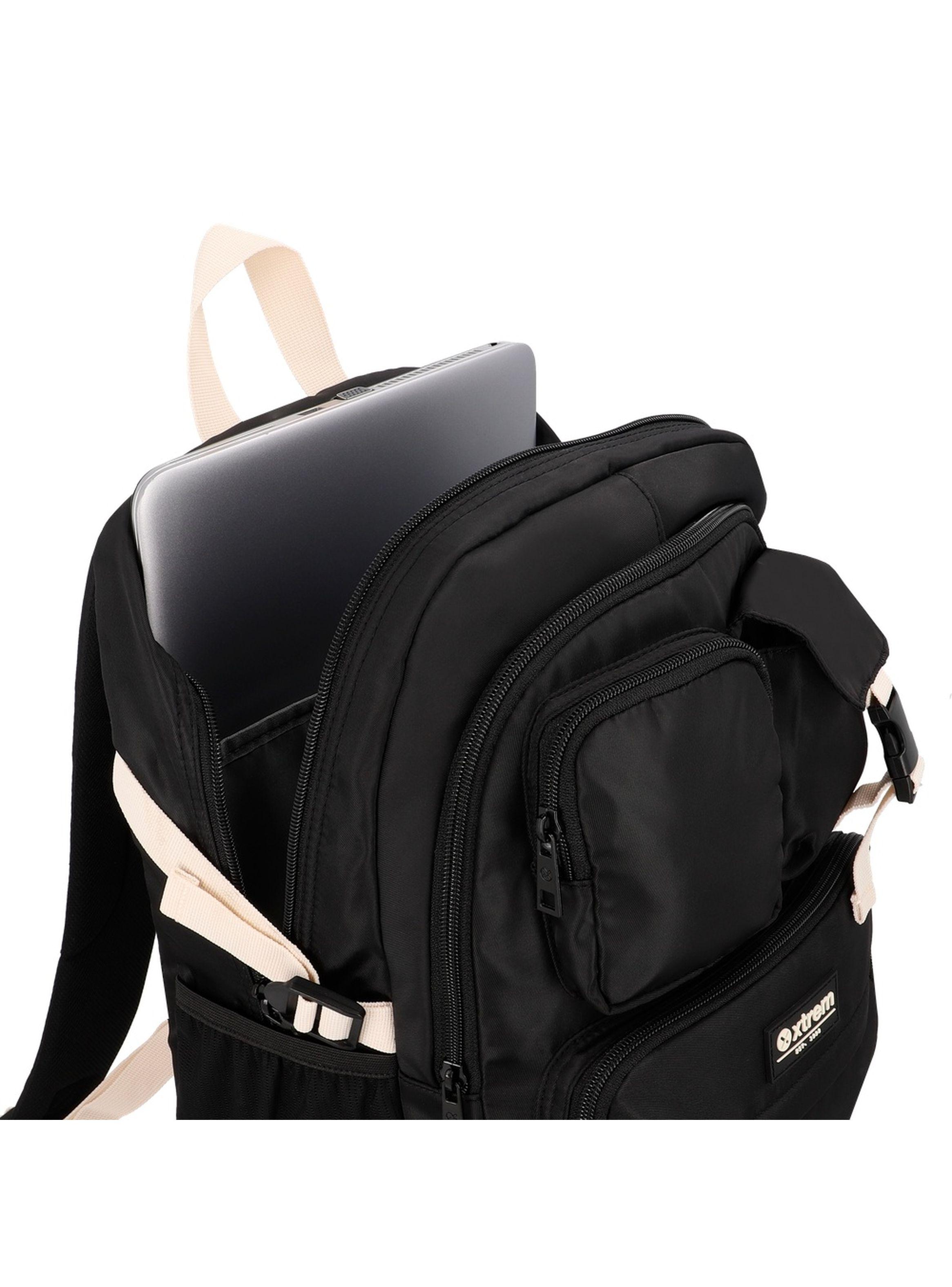 Mochila Notebook Xtrem Kira 6XT Negro/Beige 15"-6