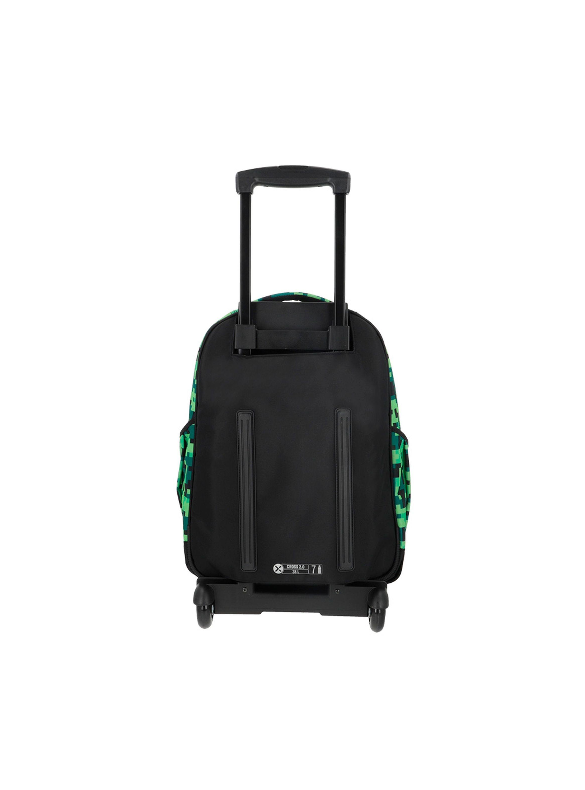 Mochila con ruedas Xtrem Cross 2.0 5XT Pixels Verde-2