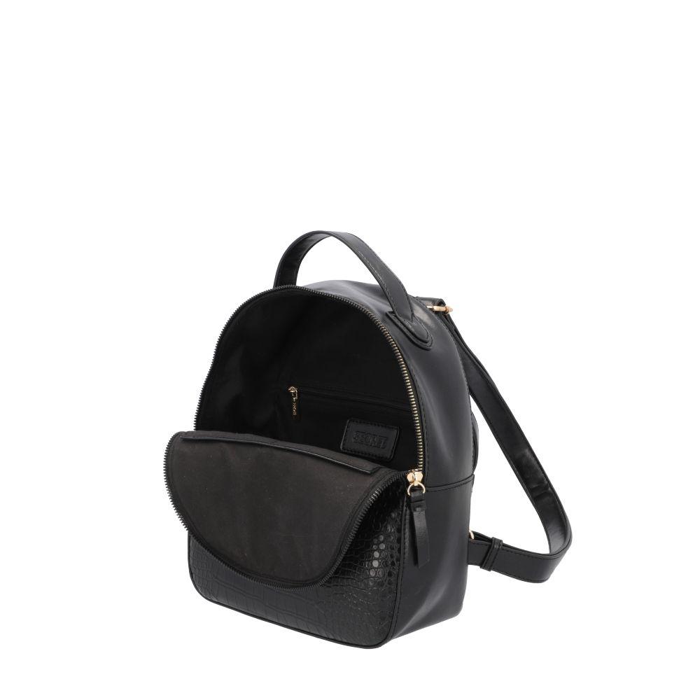 Mochila Ginebra Casual Negro Secret M-6