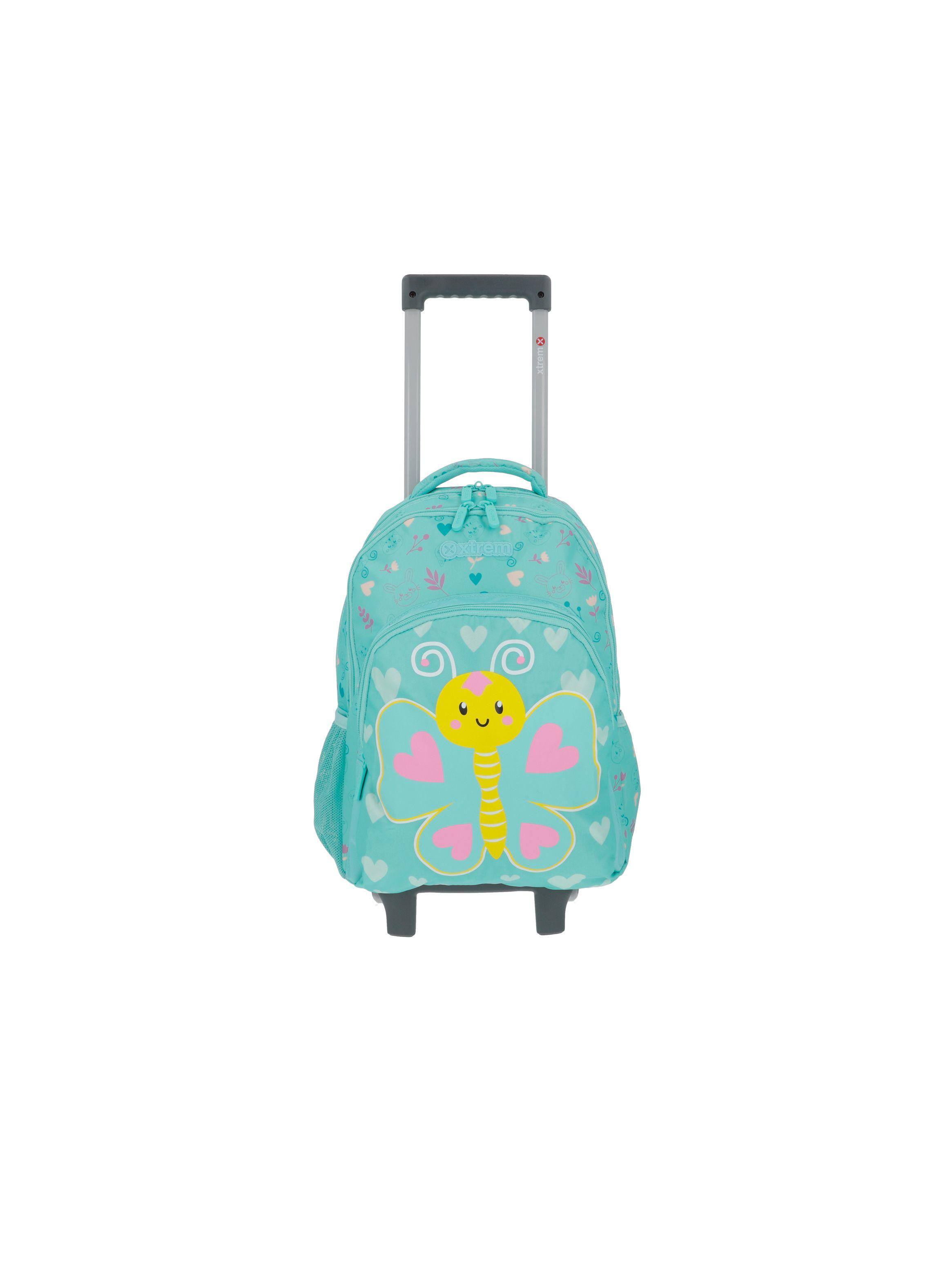 Mochila con ruedas Niña Xtrem Lincoln 4XT Verde-0