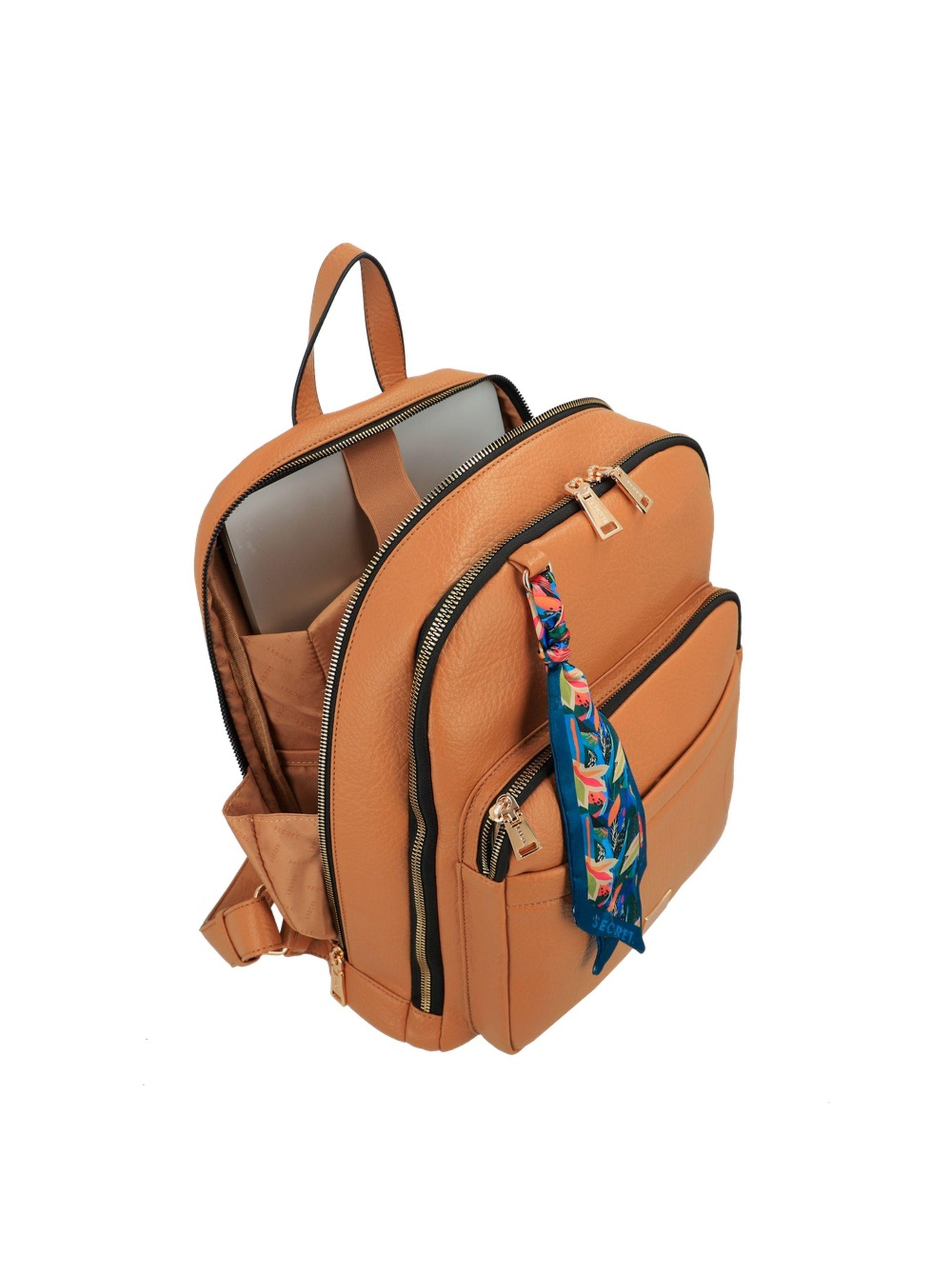 Mochila Notebook Secret Albania SC6 Café 13"-2