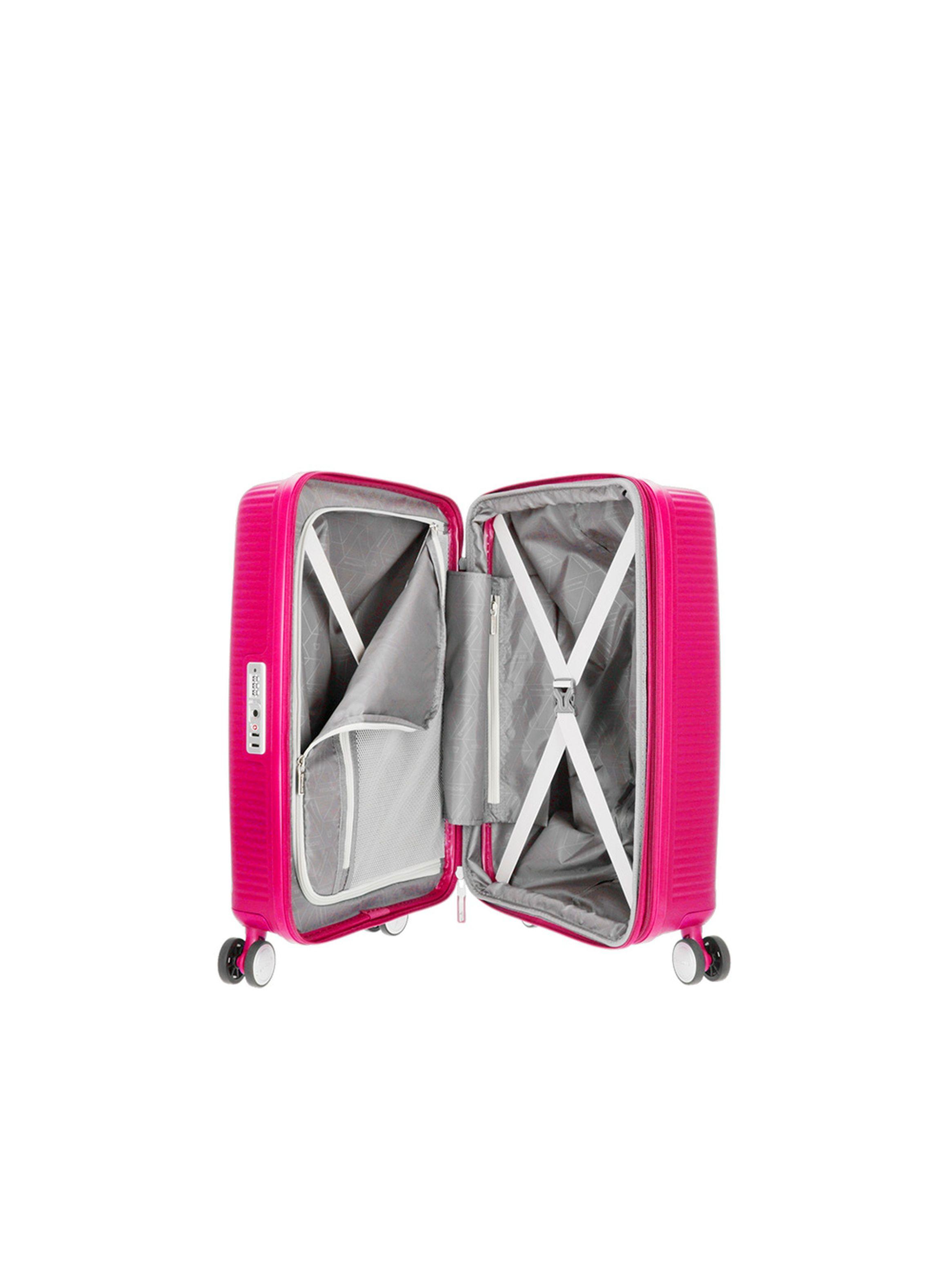 Maleta de Cabina Expandible Saxoline Disco Rosado-3