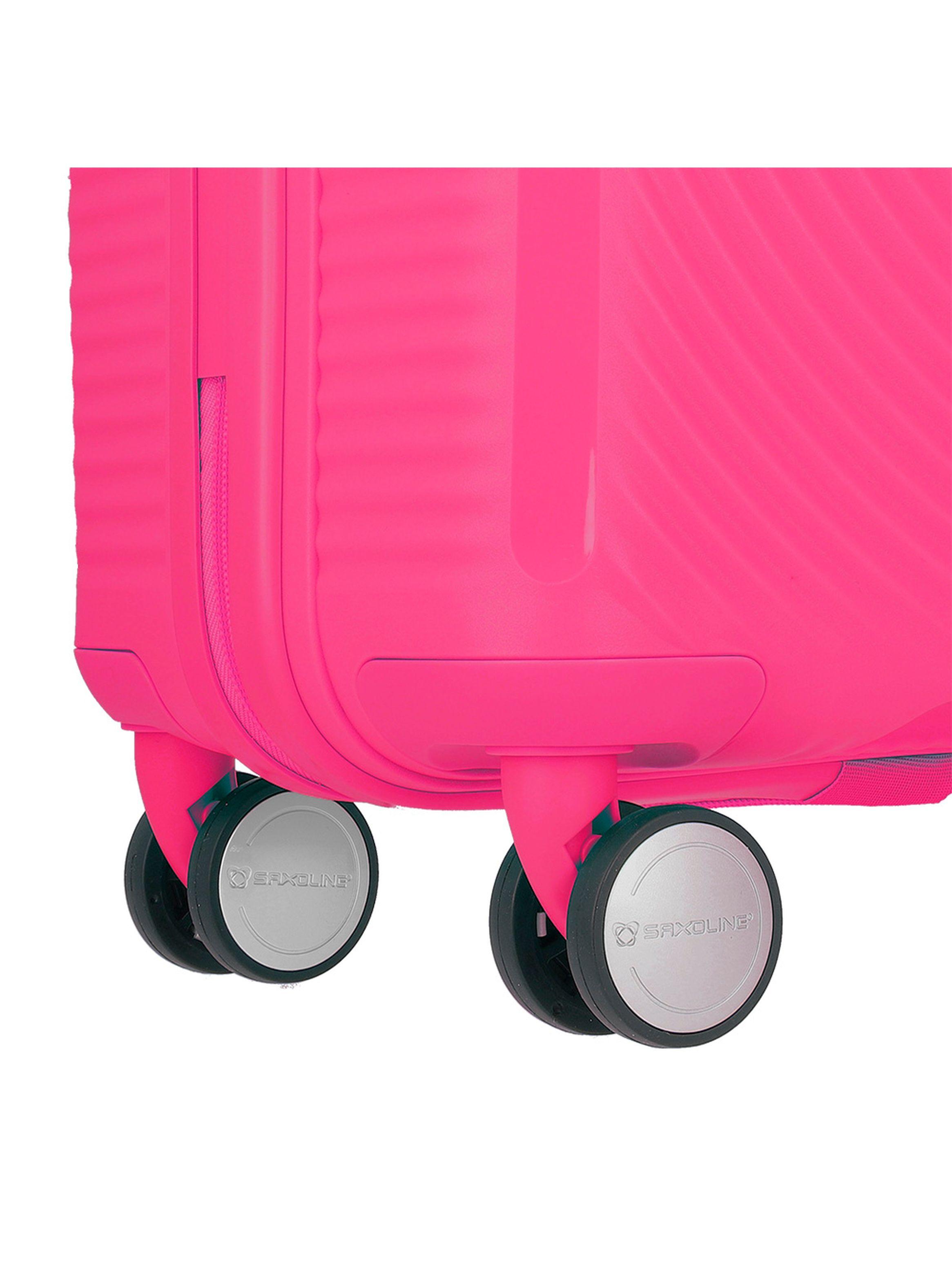 Maleta de Cabina Expandible Saxoline Disco Rosado-7