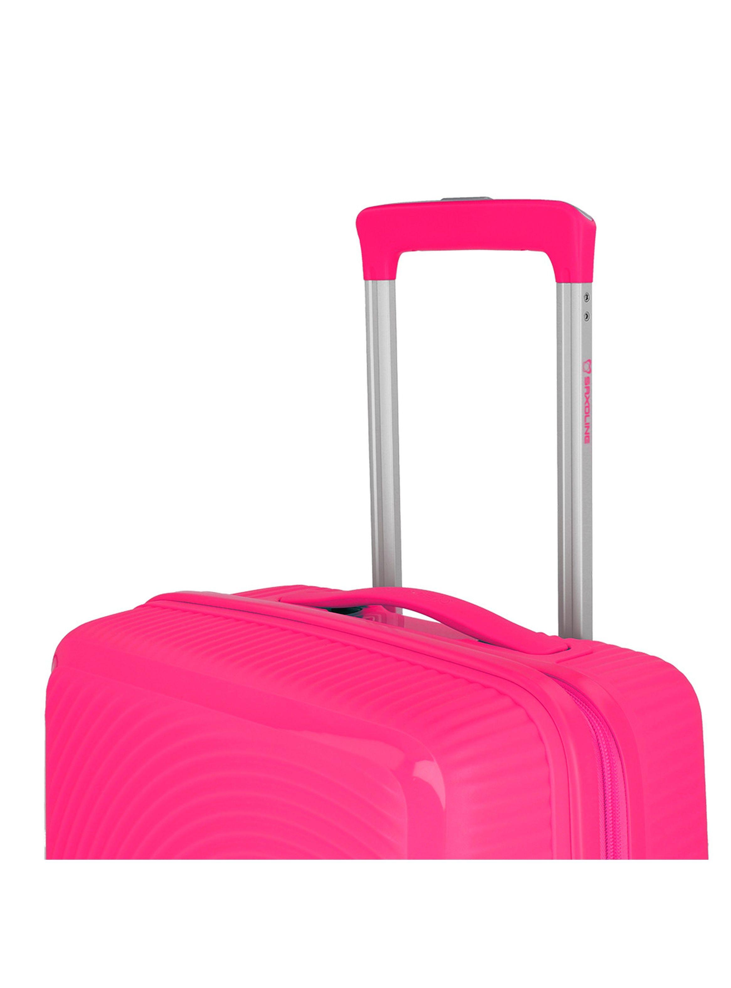 Maleta de Cabina Expandible Saxoline Disco Rosado-8