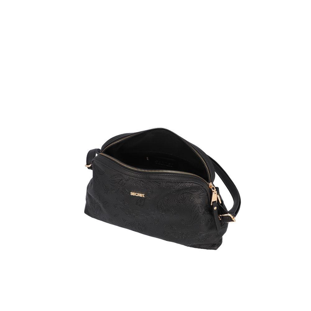 Cartera Marruecos Casual Negro Secret-5