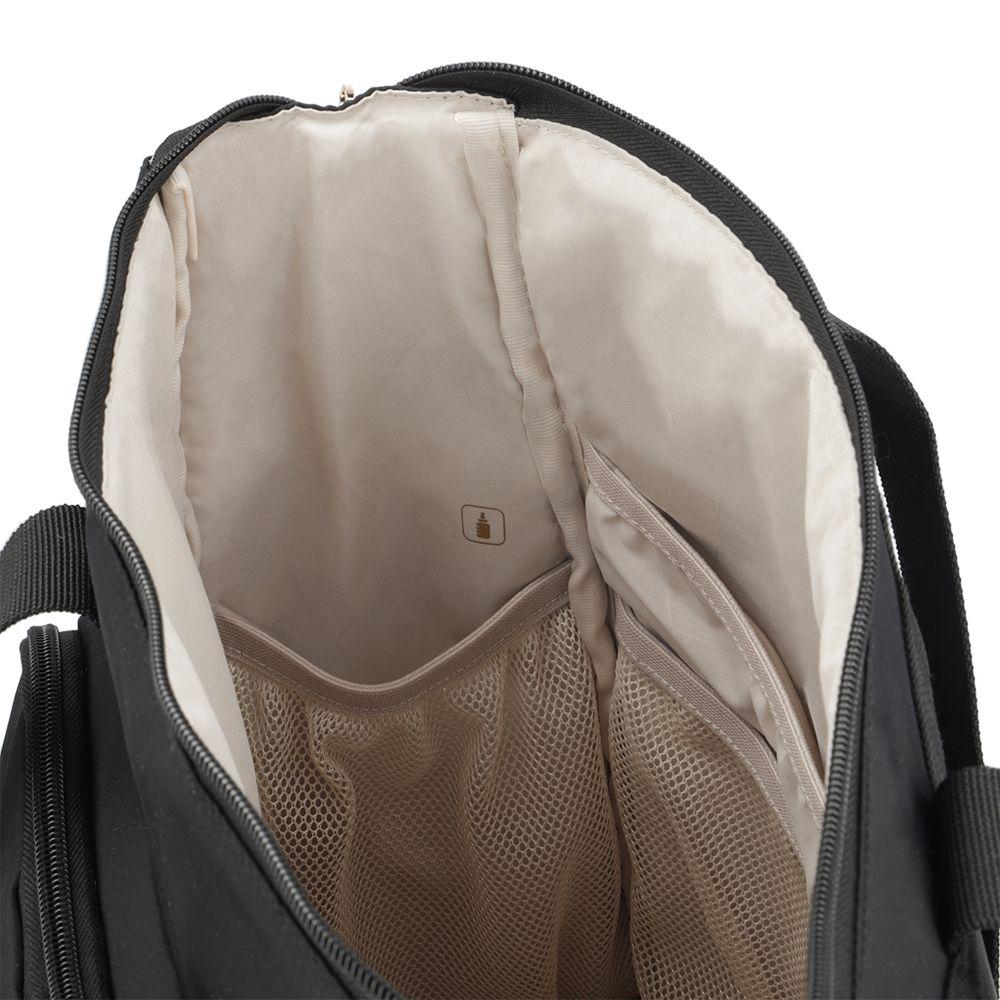 Bolso maternal Parentpack con mudador negro-15