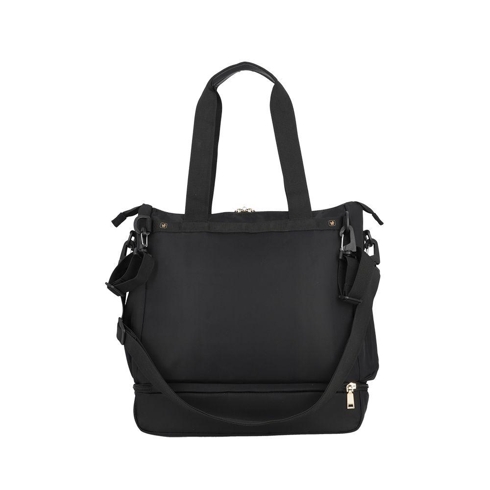 Bolso maternal Parentpack con mudador negro-3