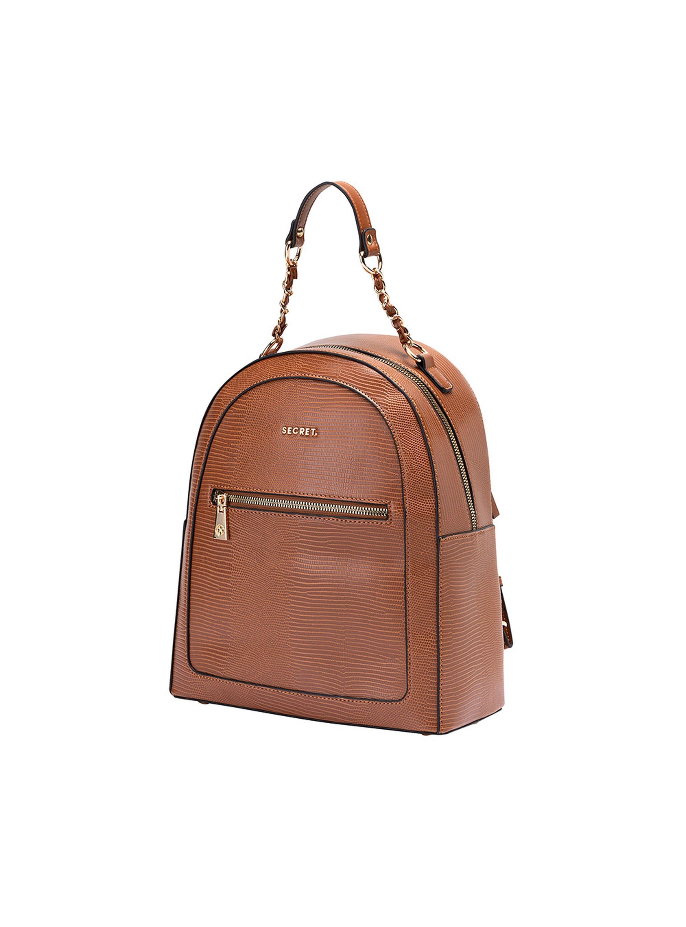 Mochila Secret Virginia FW24 Café L-1