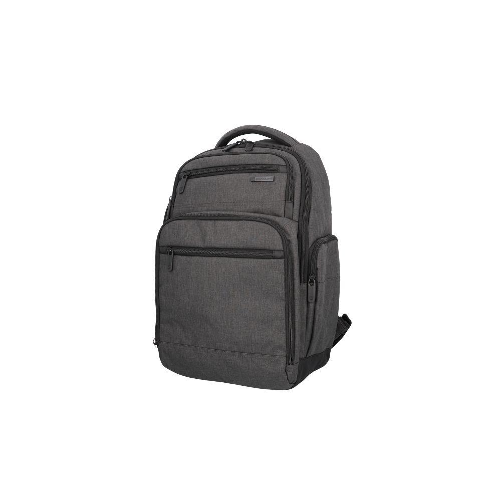Mochila Banker 802 Business Gris melange Saxoline-1