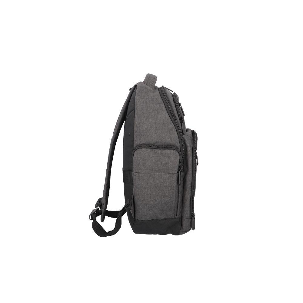 Mochila Banker 802 Business Gris melange Saxoline-3
