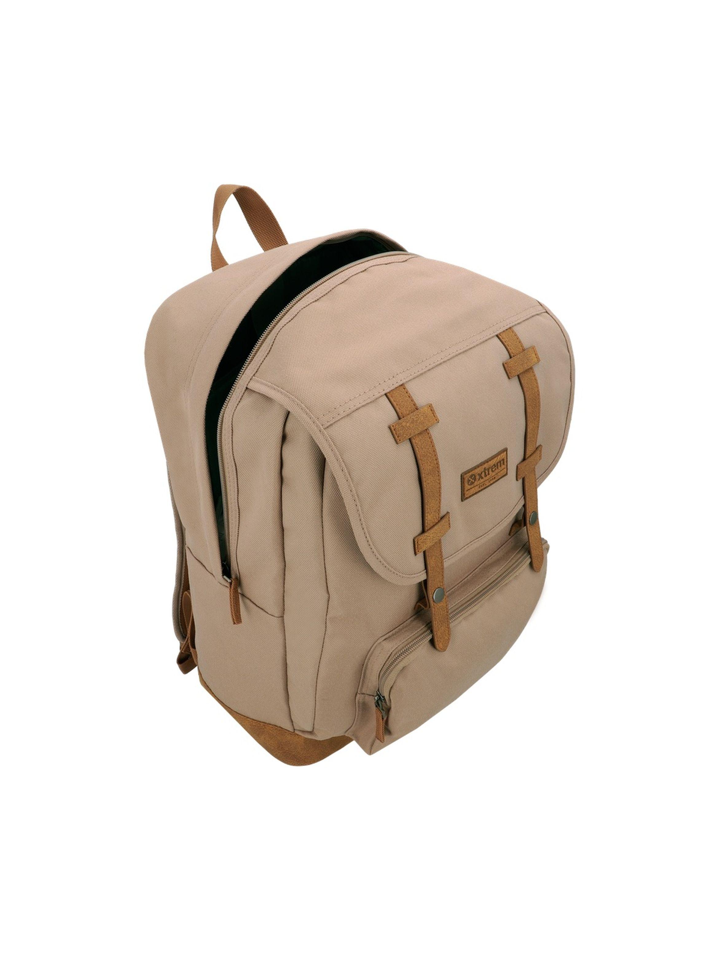 Mochila Notebook Xtrem Straps 2.0 6XT Beige 16"-3