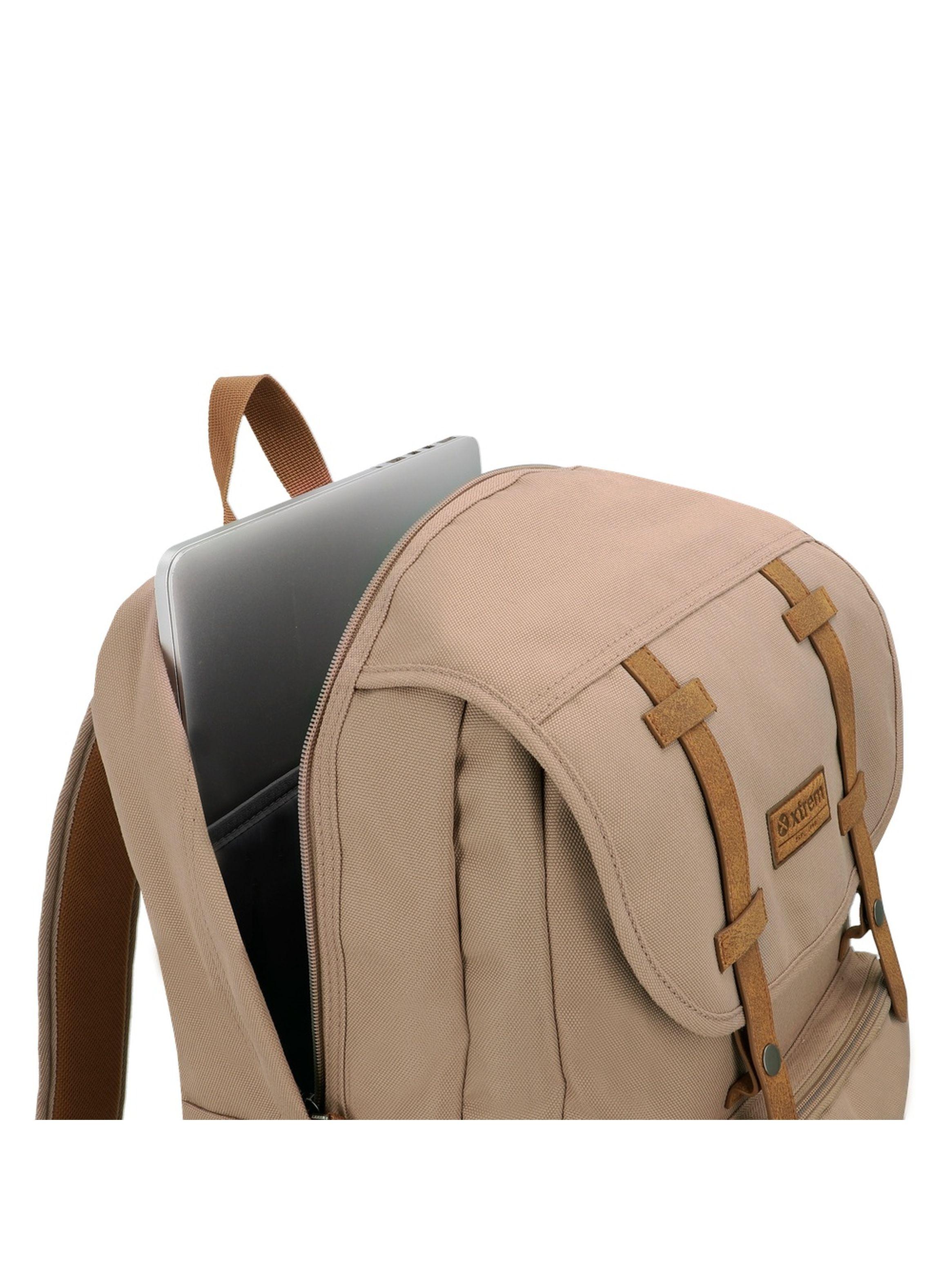Mochila Notebook Xtrem Straps 2.0 6XT Beige 16"-6