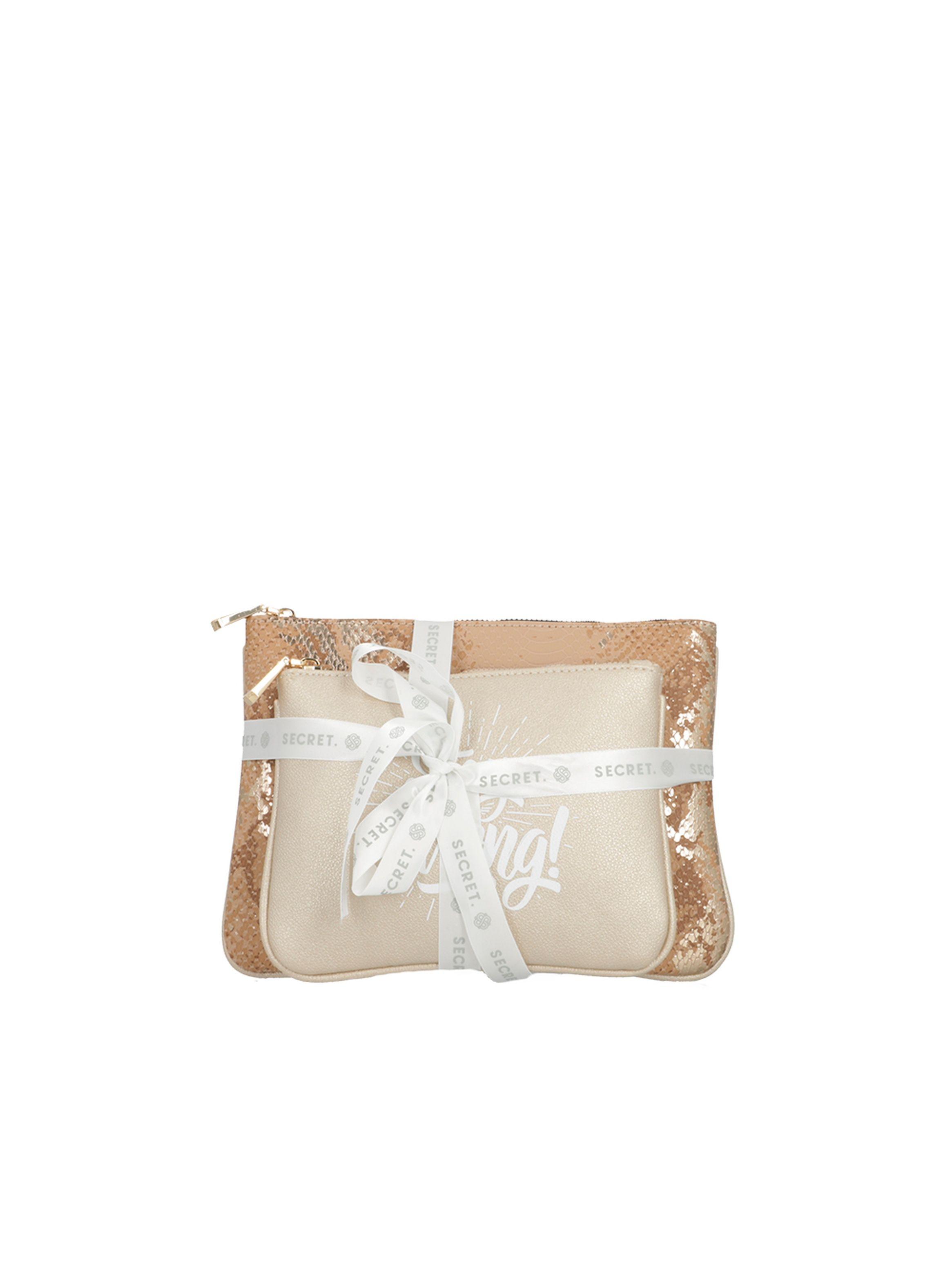 Cosmetiquero 2 unid Secret Miami SS25 Dorado-2