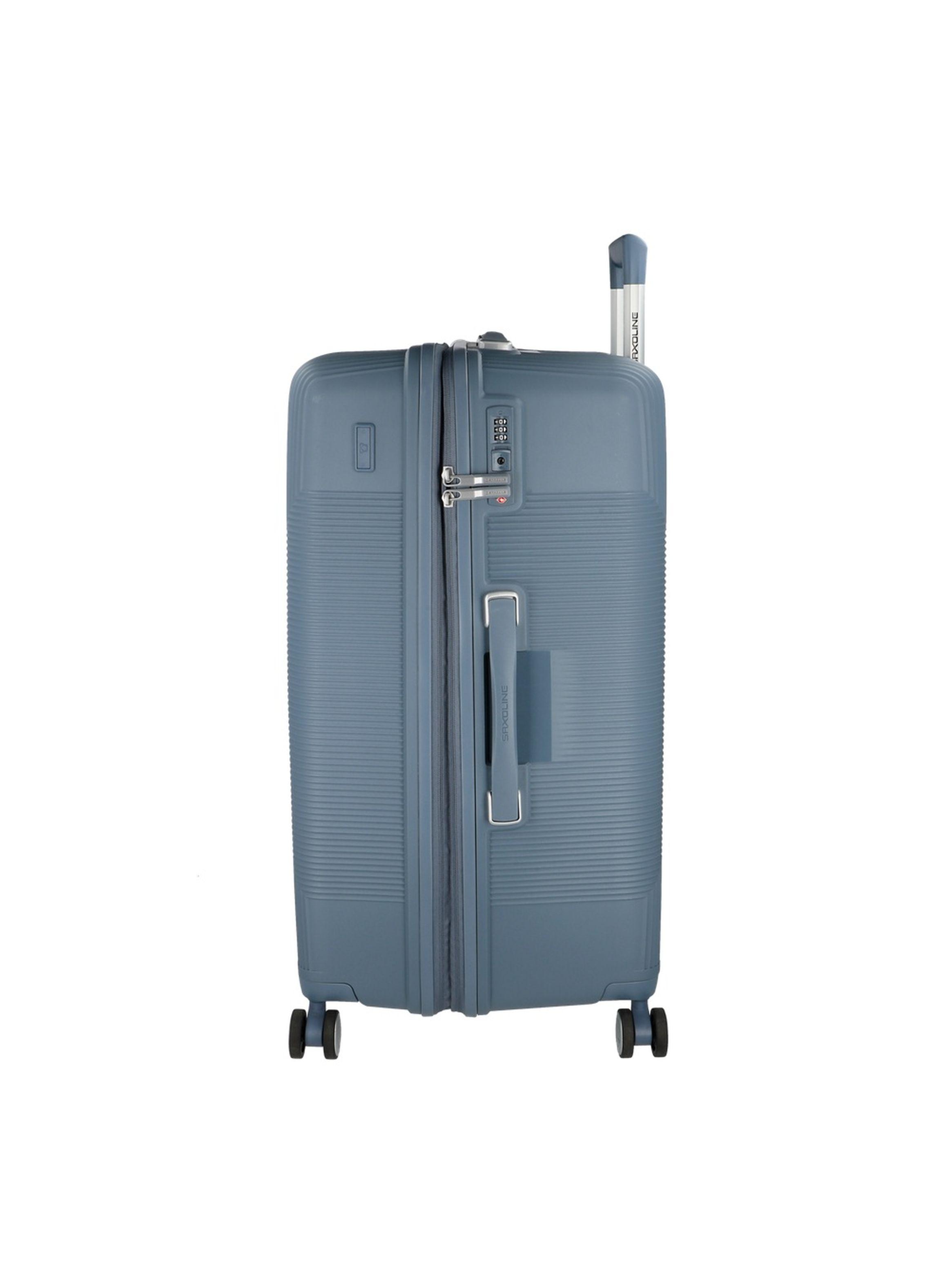 Maleta Grande Saxoline Trunk Azul-4