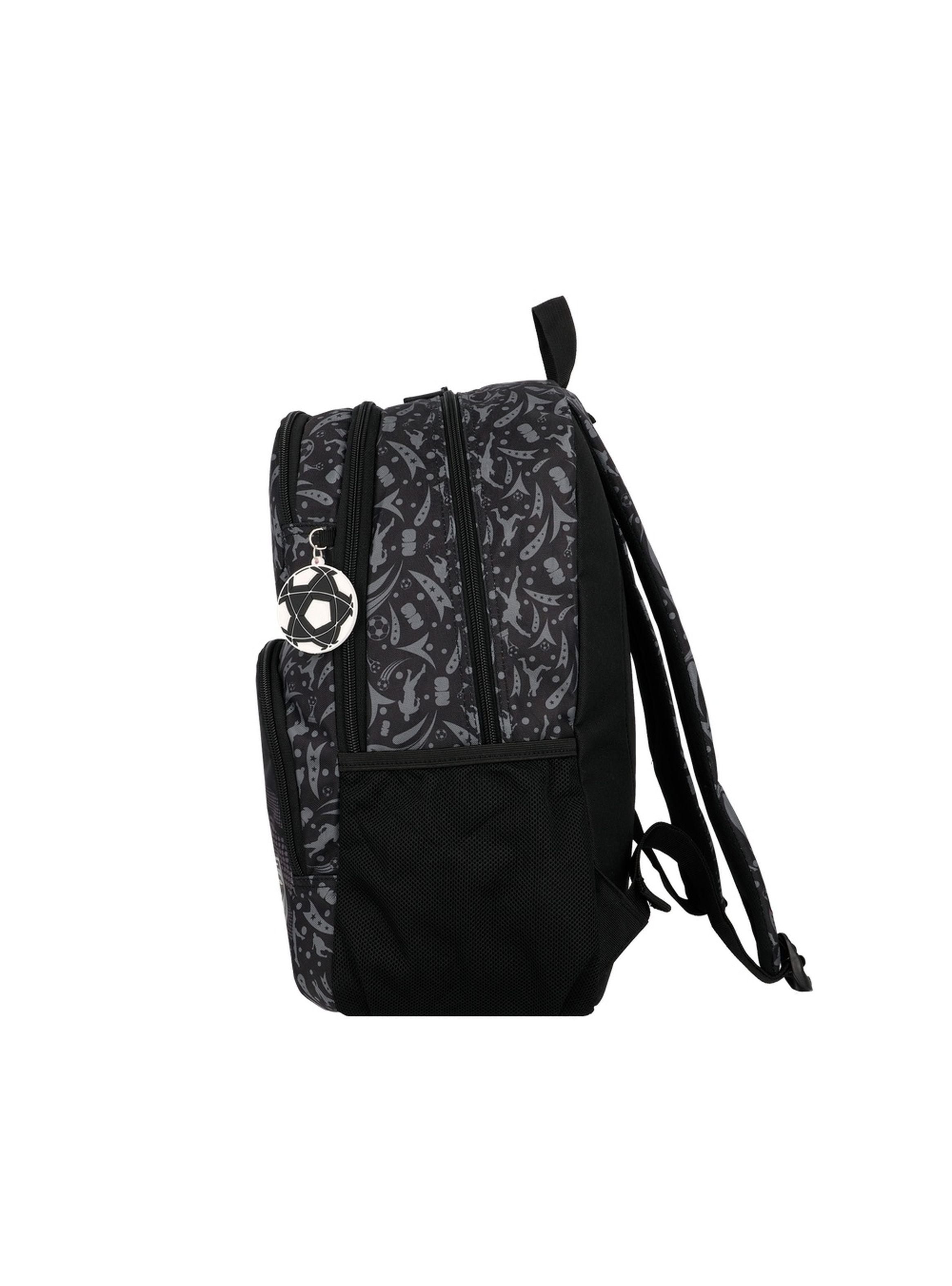 Mochila Xtrem Hopper 2.0 6XT Fútbol Negro/Gris-4