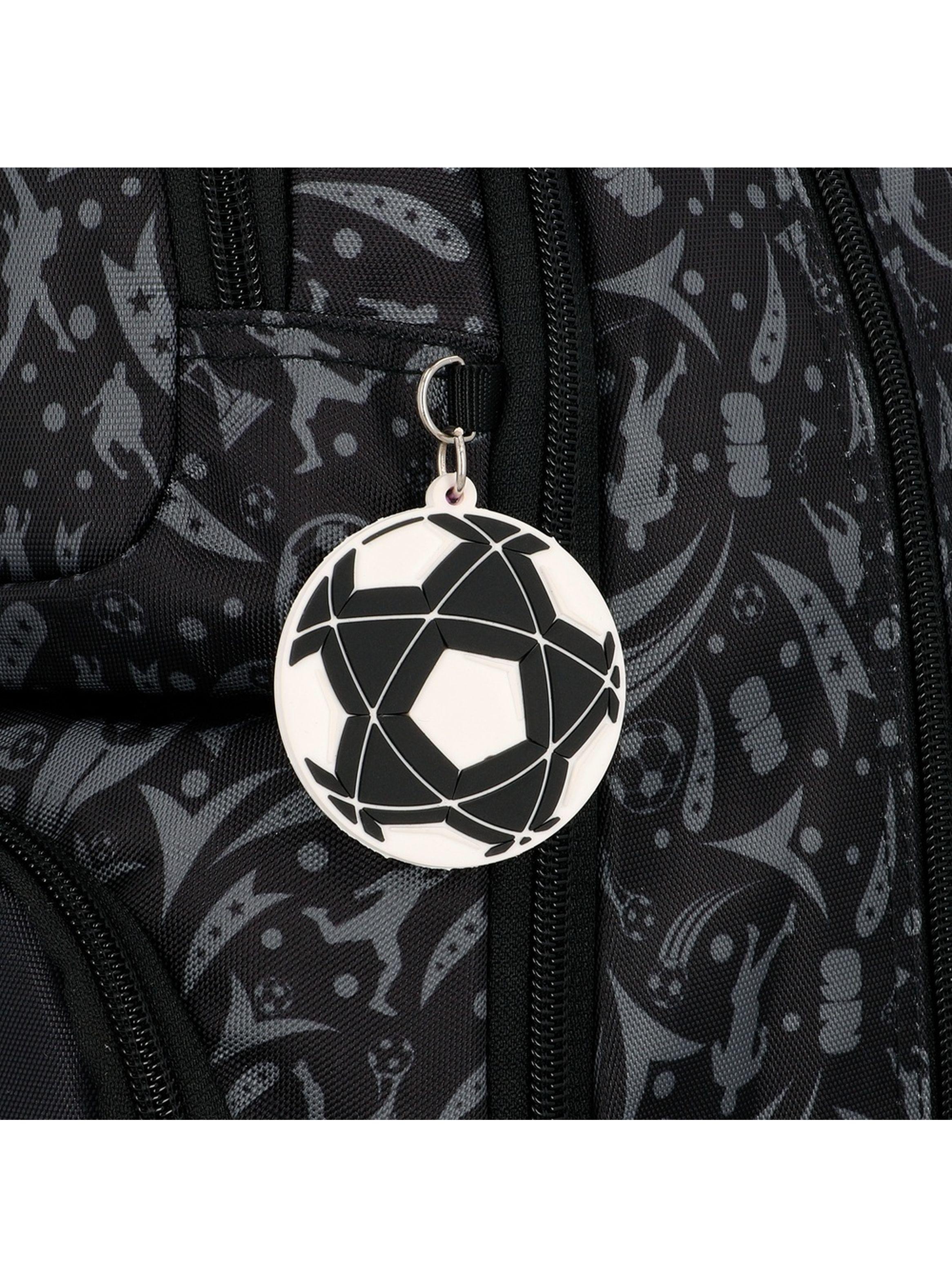 Mochila Xtrem Hopper 2.0 6XT Fútbol Negro/Gris-8