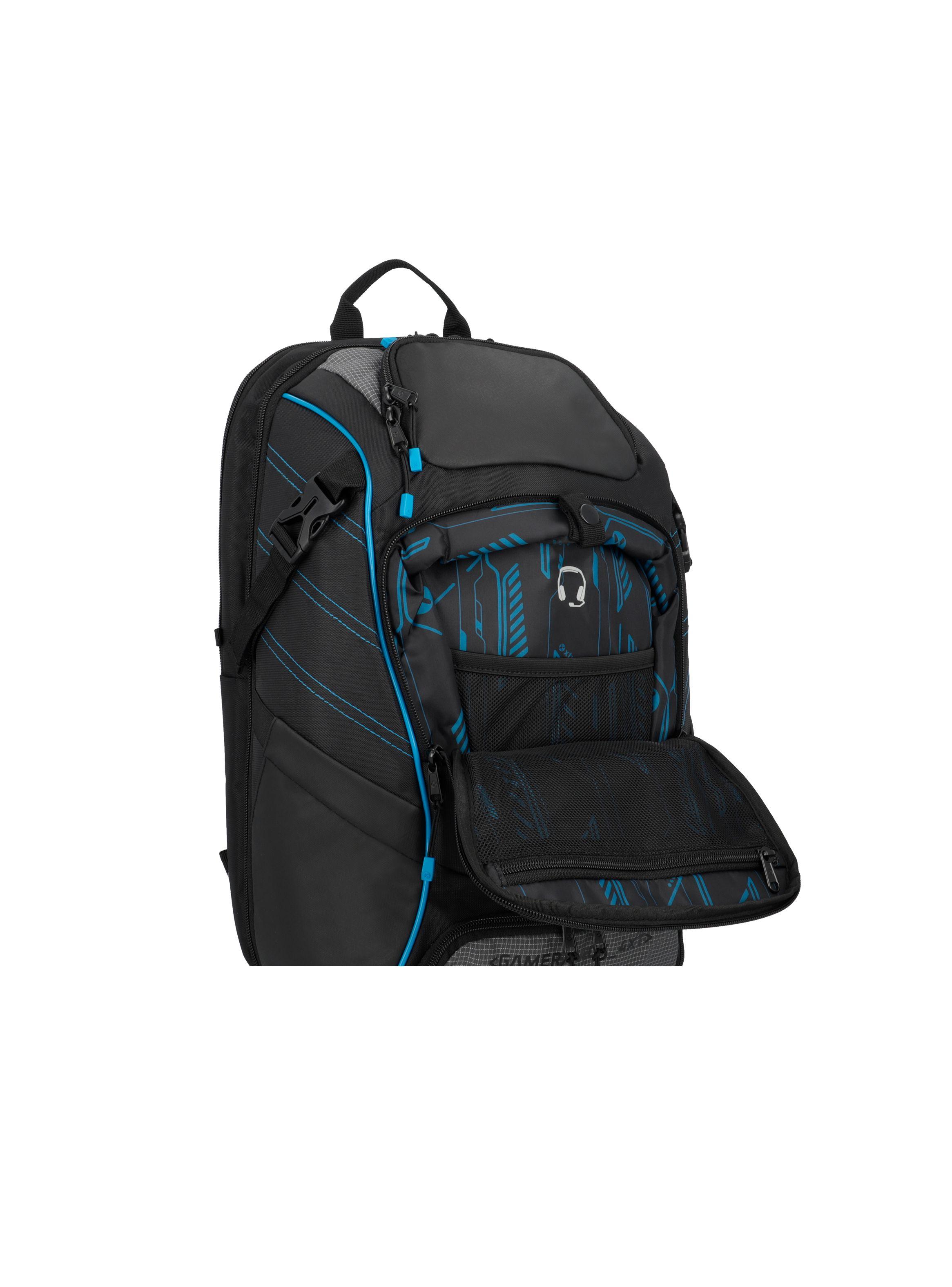Gamerpack Mochila Notebook Xtrem Negro/Azul 17"-5