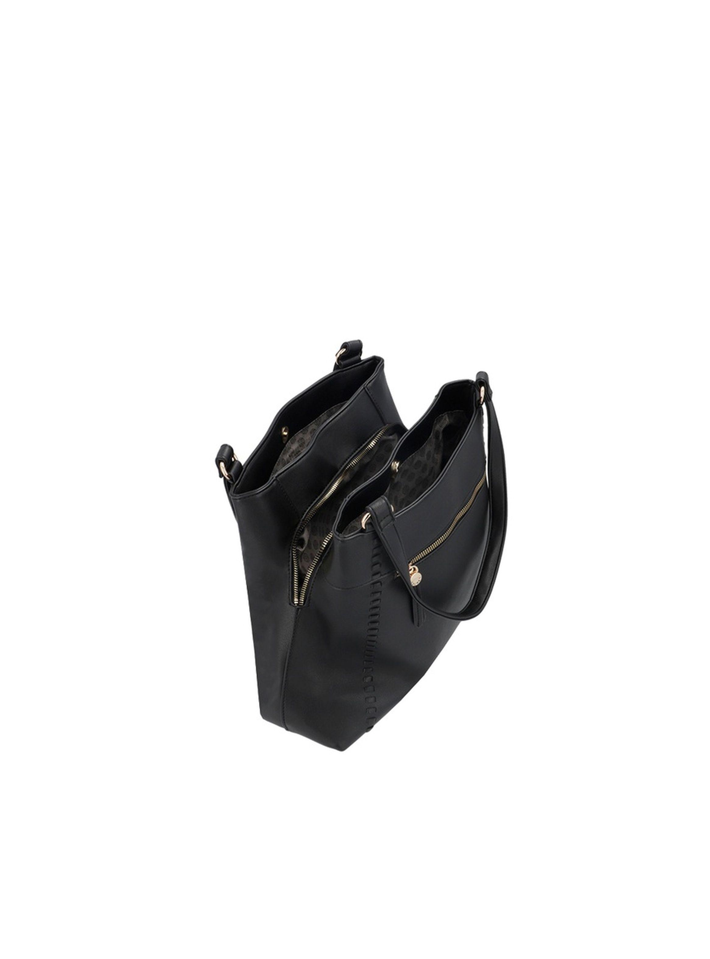 Cartera de Hombro Secret Monaco FW25 L Negro-3