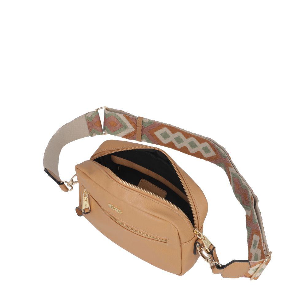 Cartera Indonesia Casual Tostado Secret S-3