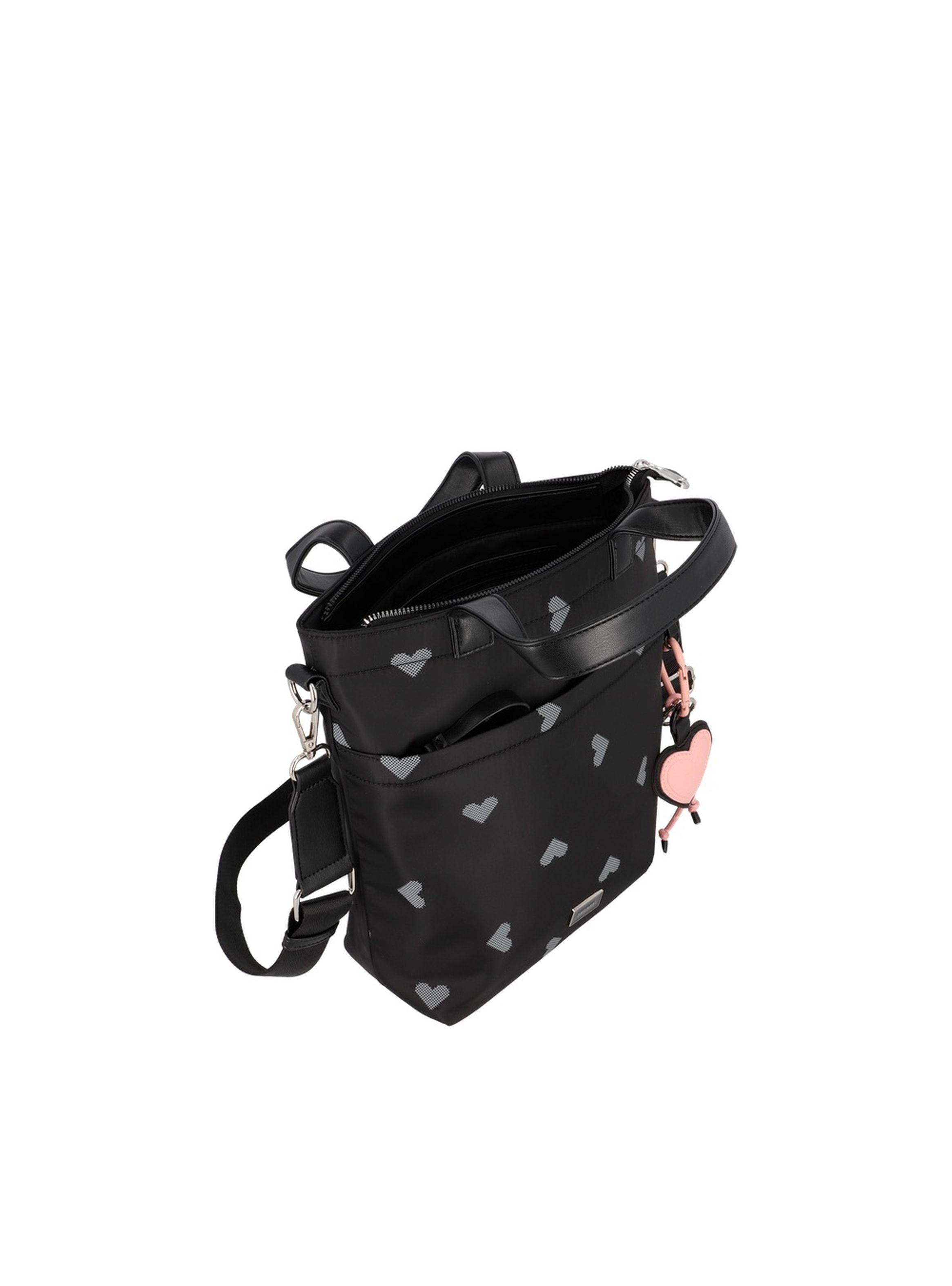 Cartera Tote Secret Love ST6 M Negro-3