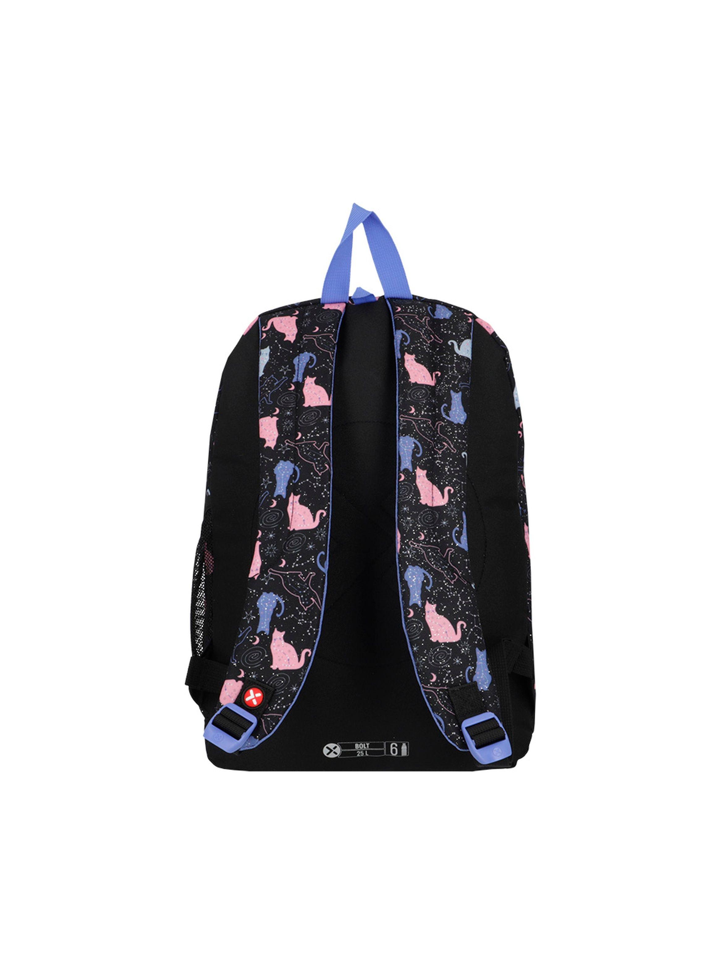 Mochila Xtrem Bolt 5XT Gato Negro/Púrpura-2