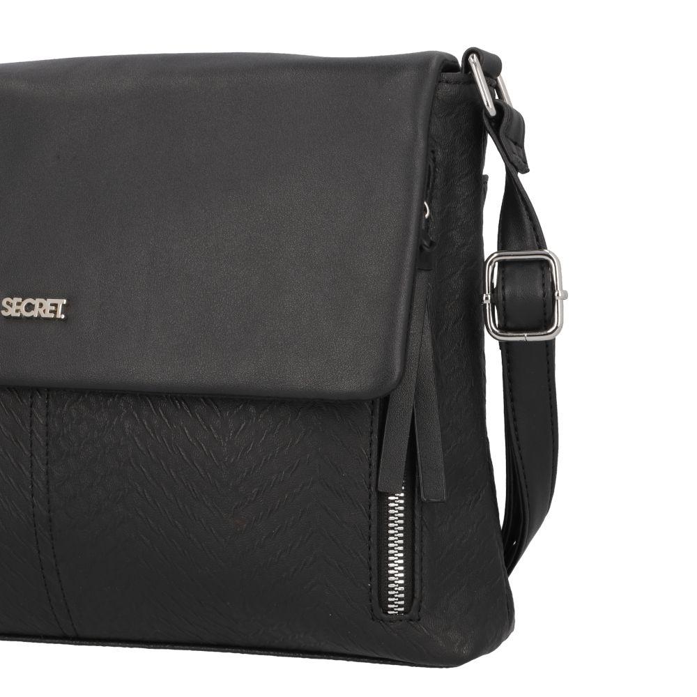 Cartera Positano Casual Negro Secret M-13