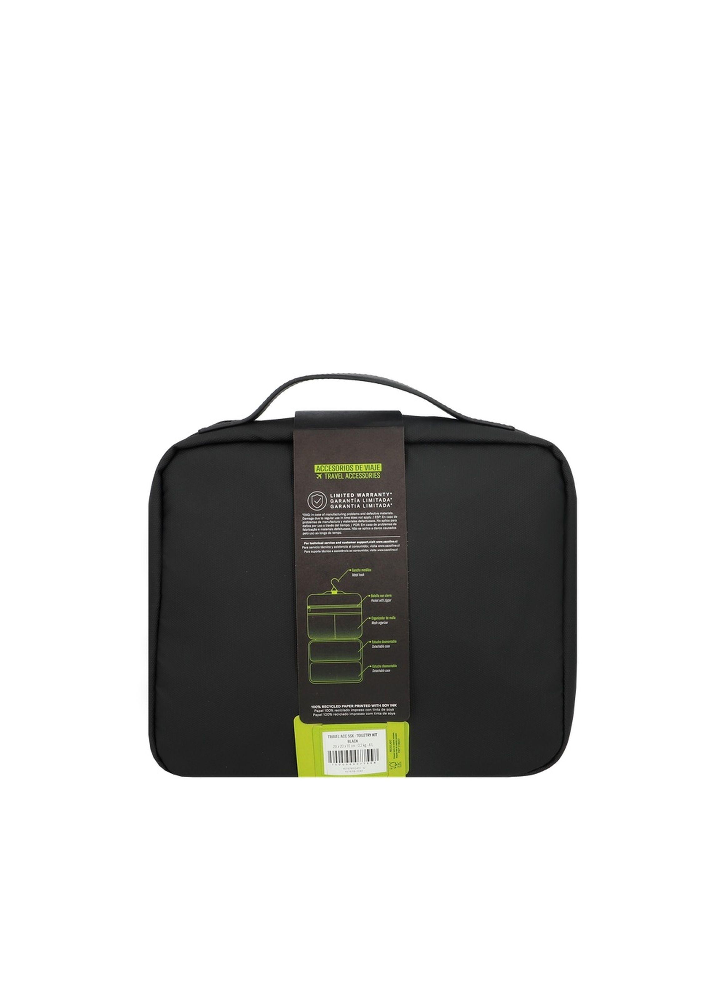 Neceser de Aseo para Viaje Saxoline Negro-6