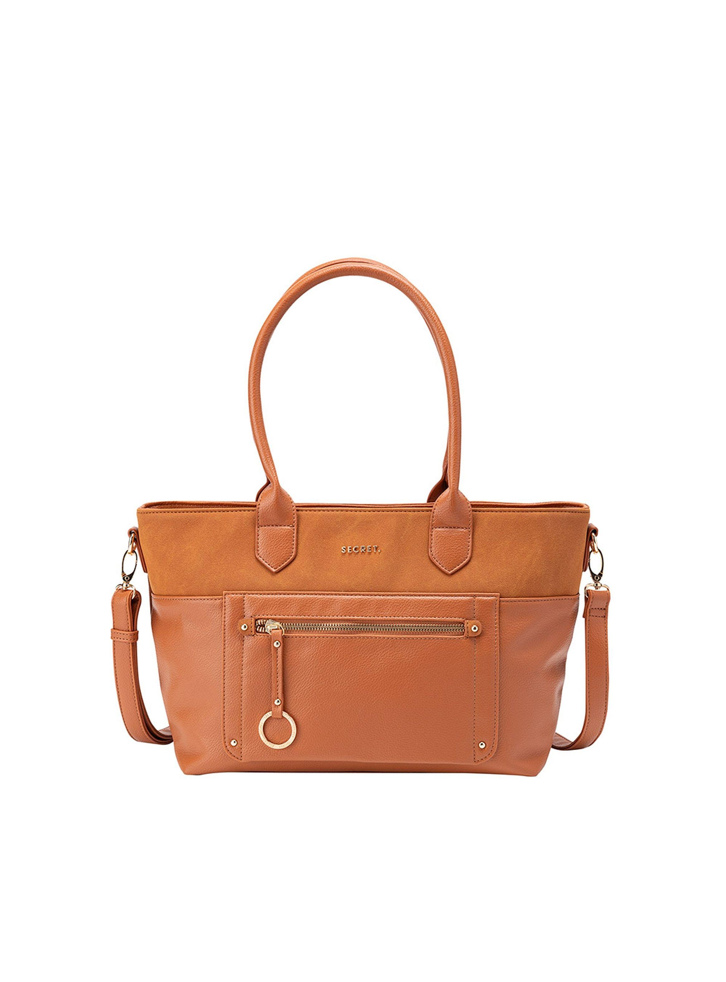 Cartera Tote Secret Lourdes FW24 Café L-0