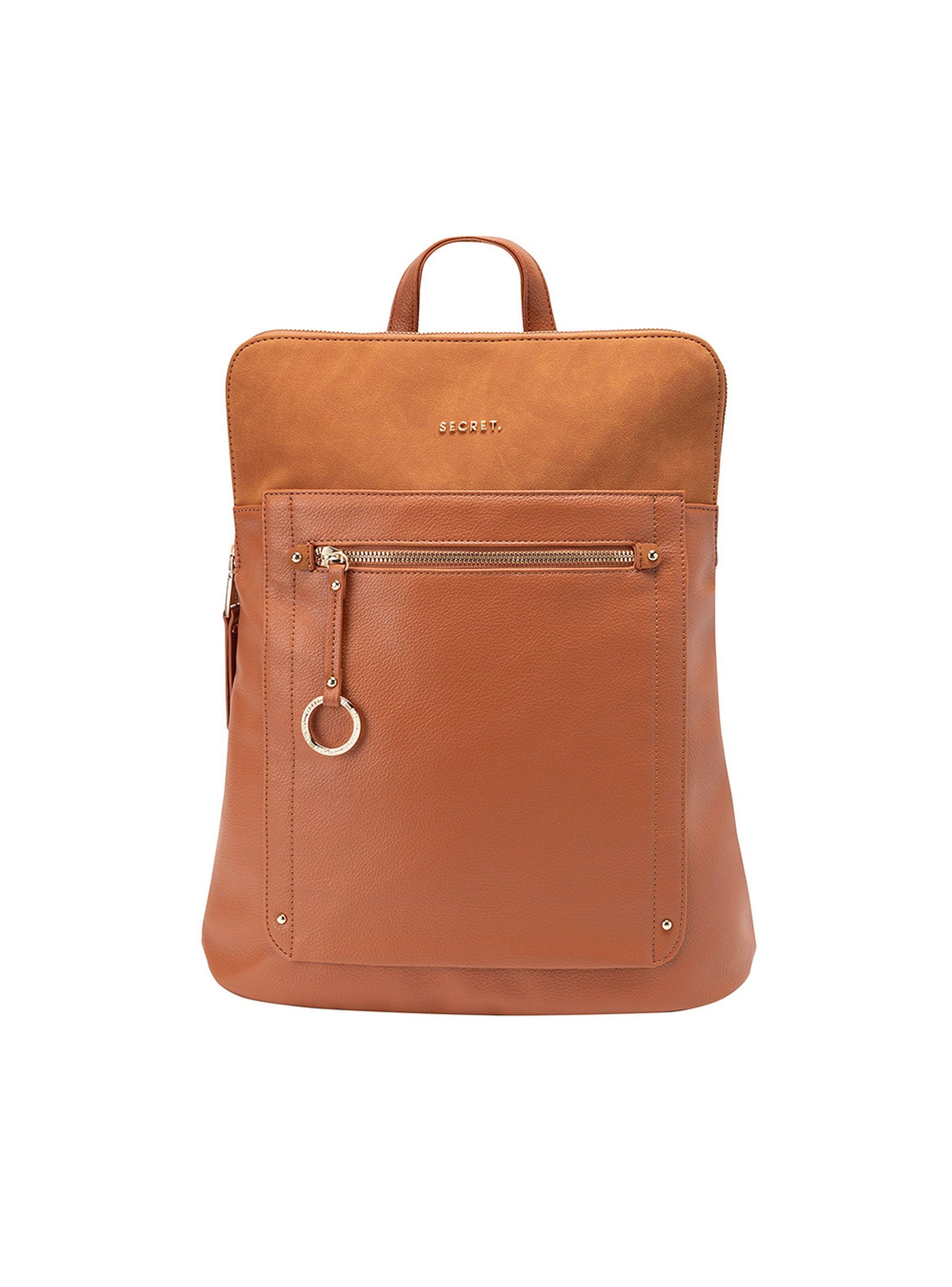 Mochila Notebook Secret Lourdes FW24 Café 14"-0