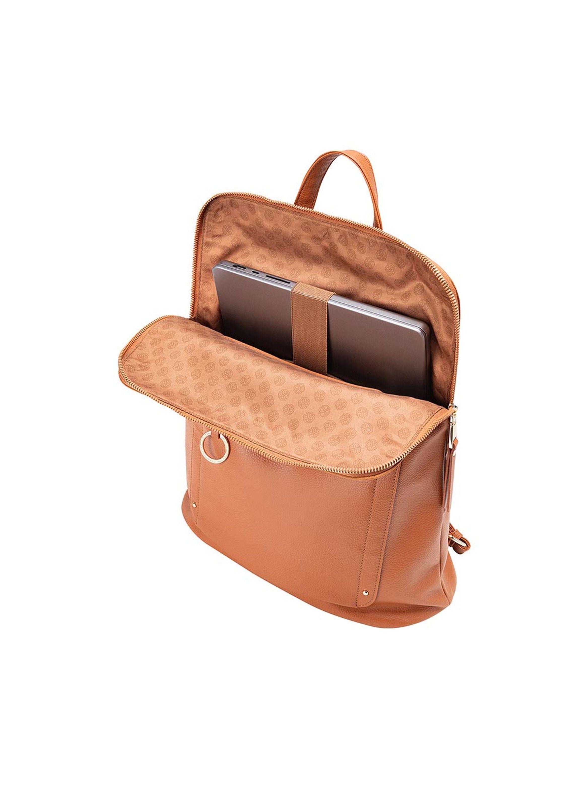 Mochila Notebook Secret Lourdes FW24 Café 14"-3