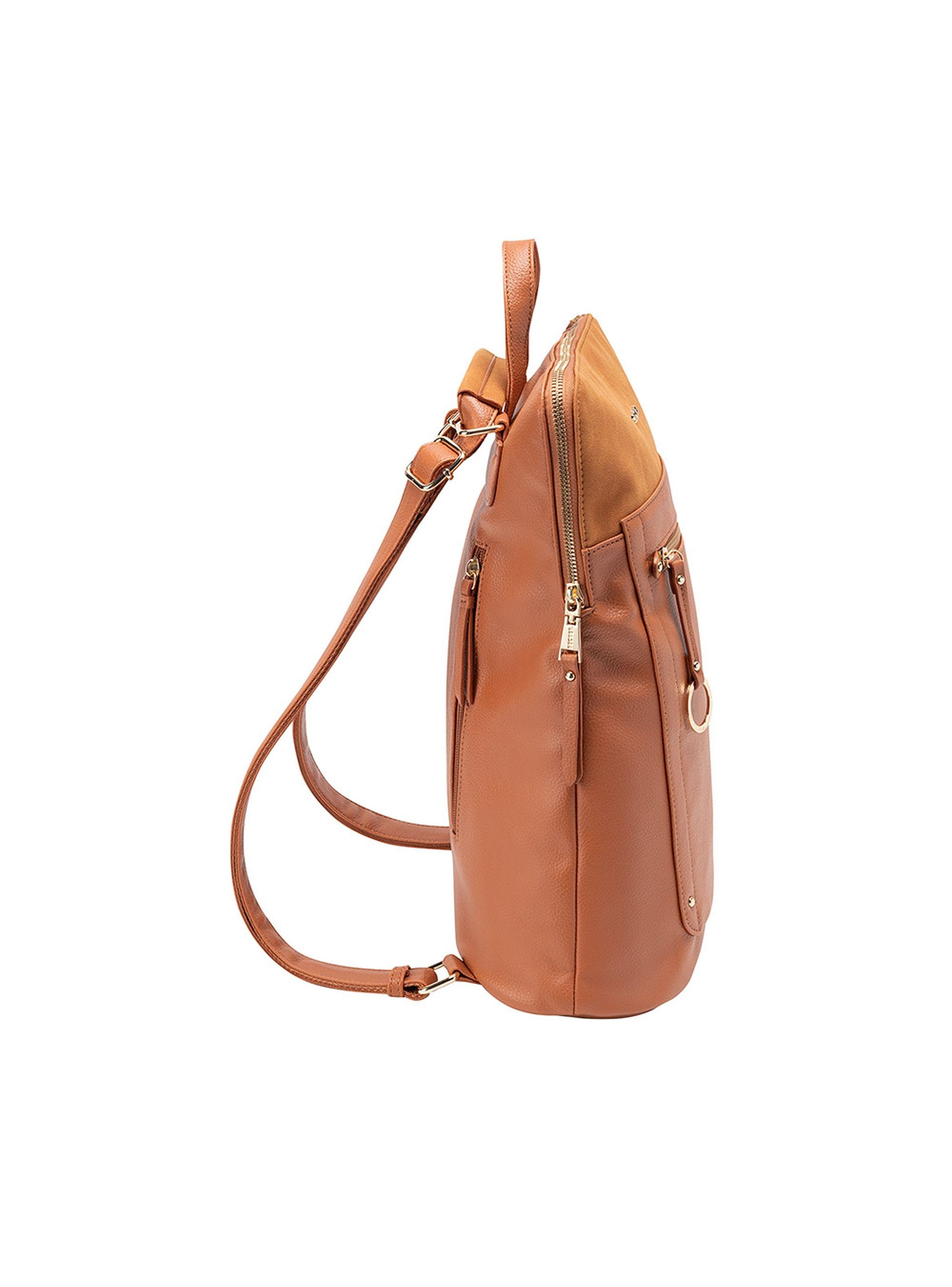 Mochila Notebook Secret Lourdes FW24 Café 14"-4