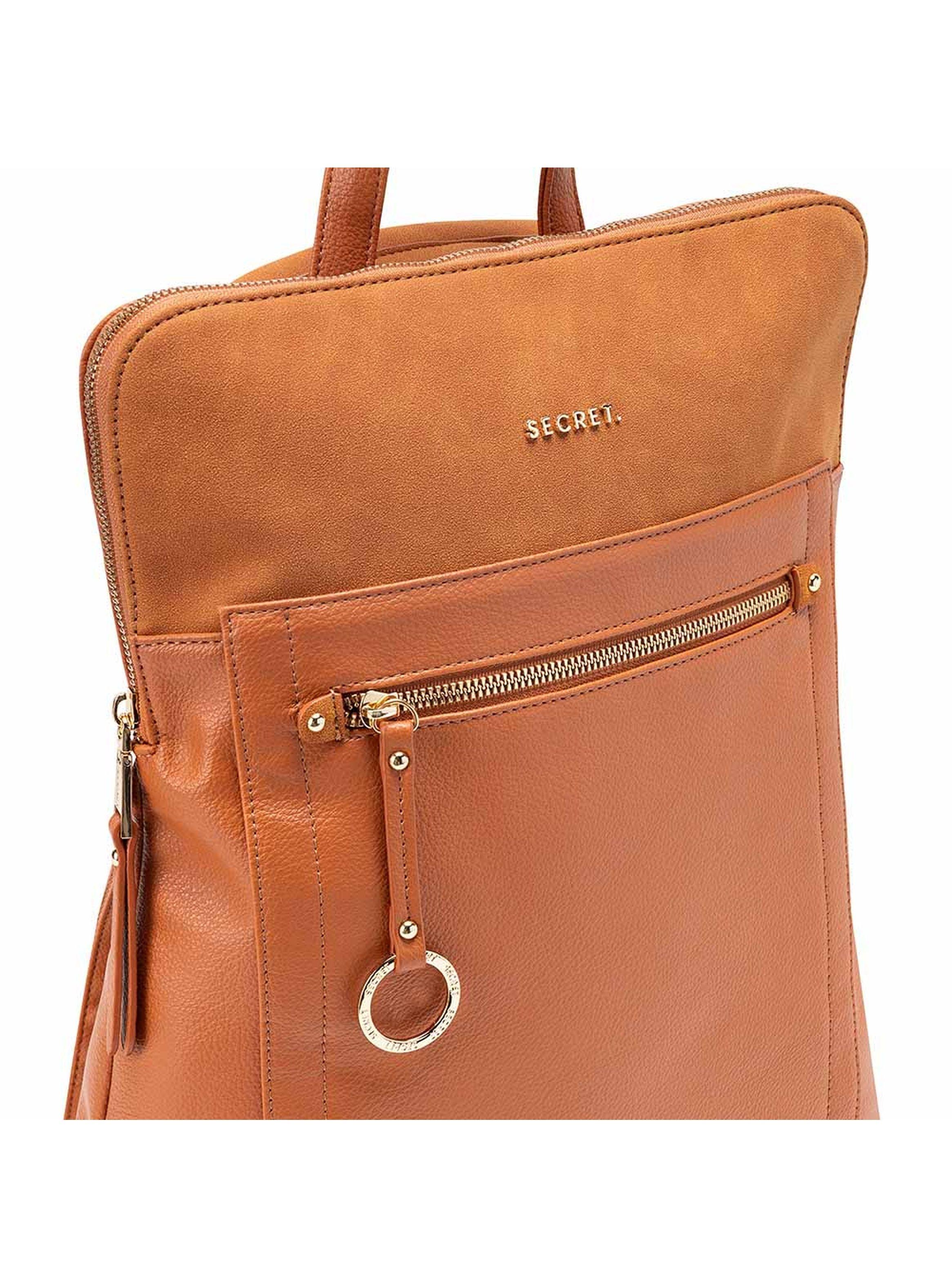 Mochila Notebook Secret Lourdes FW24 Café 14"-6