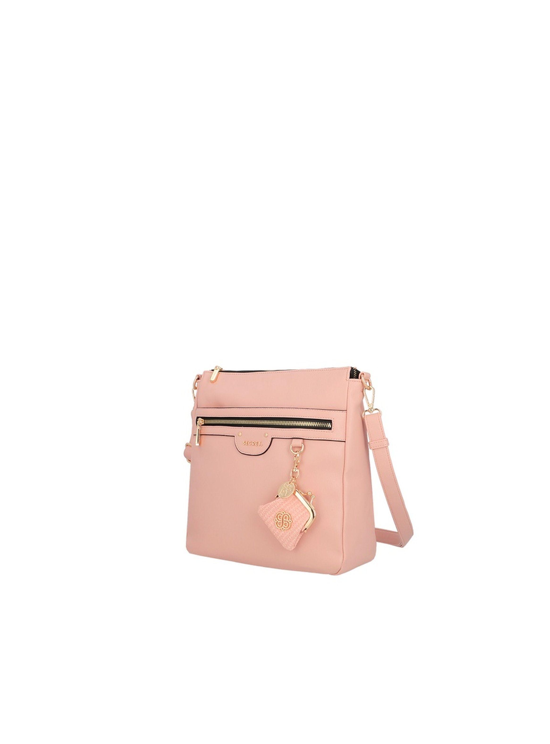 Bandolera Secret Lisse FW25 L Rosado-2