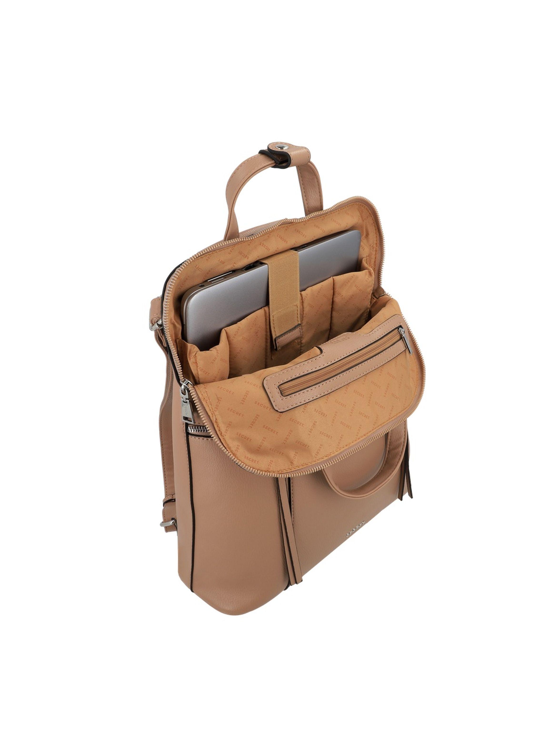 Mochila Notebook Secret Palme SC6 Beige 15"-3