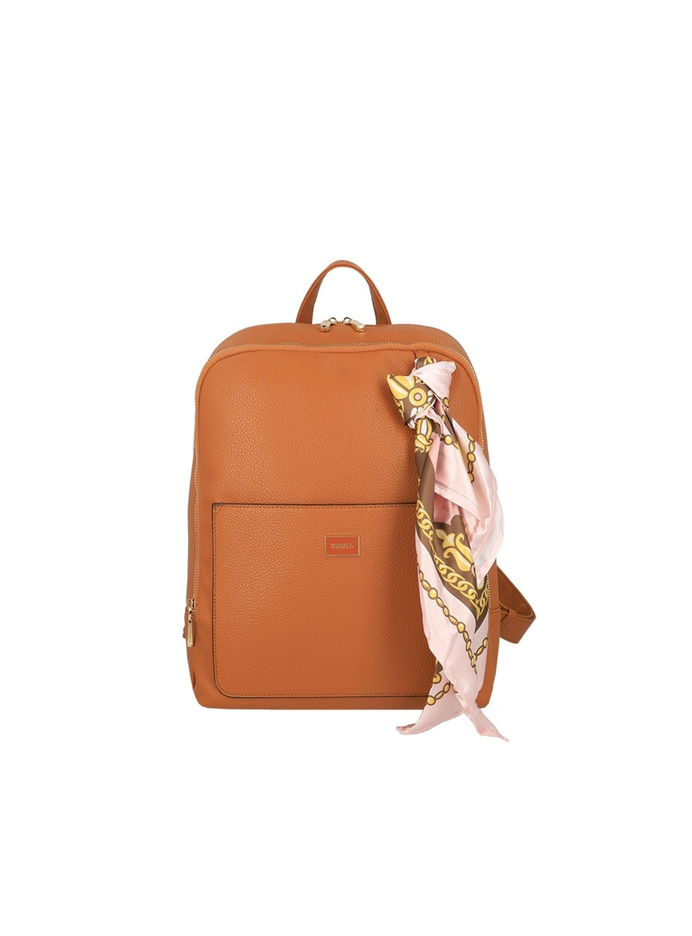 Mochila Notebook Secret Riga FW25 Café Medio 14"-0