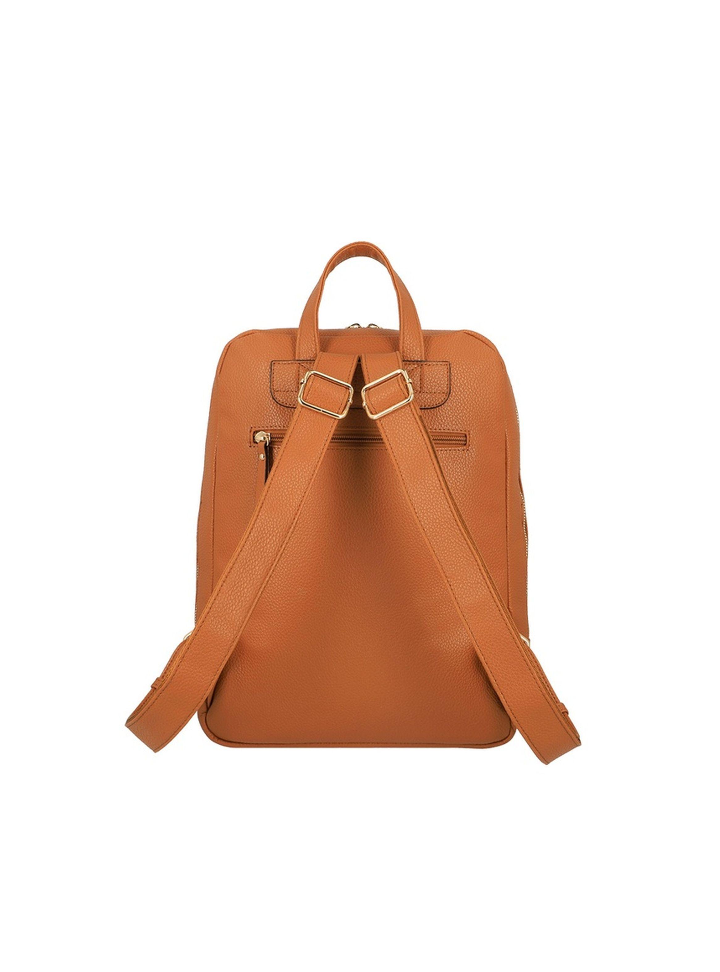 Mochila Notebook Secret Riga FW25 Café Medio 14"-2