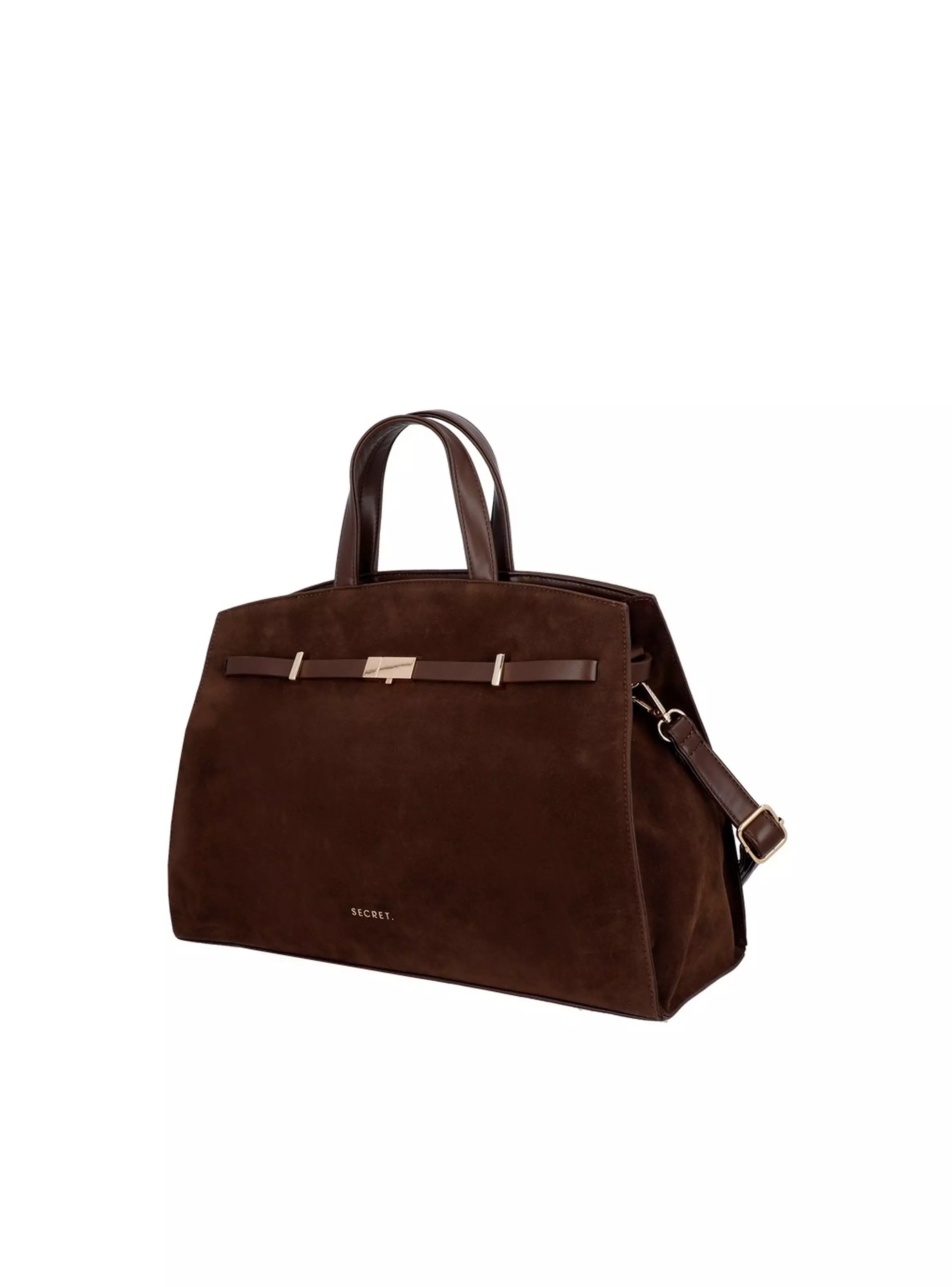 Cartera Tote Secret Etiopia SC7 Mediana Café-1